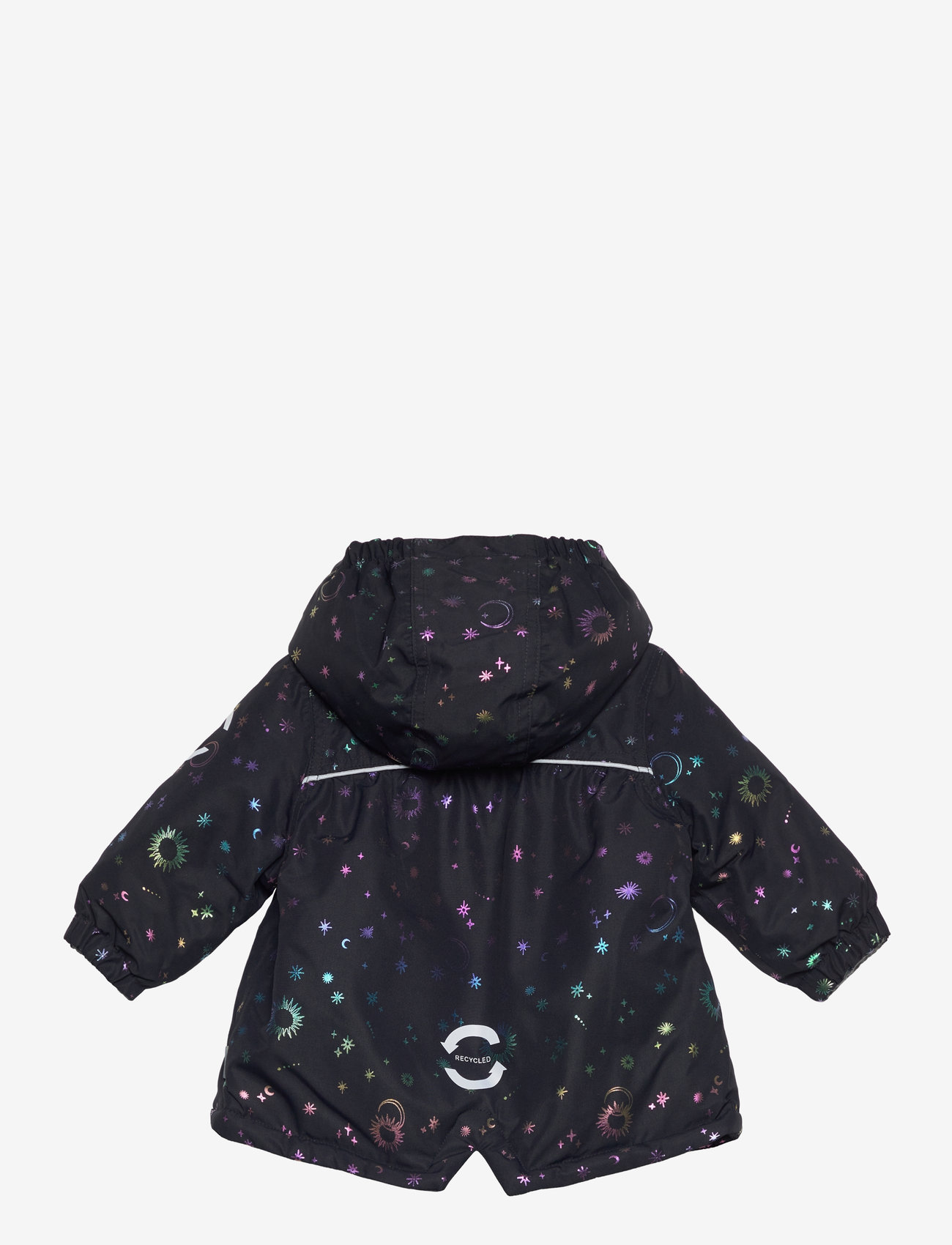 mikk-line - Polyester Baby Girls Jacket-Glitter - dunjakker - dark navy - 1