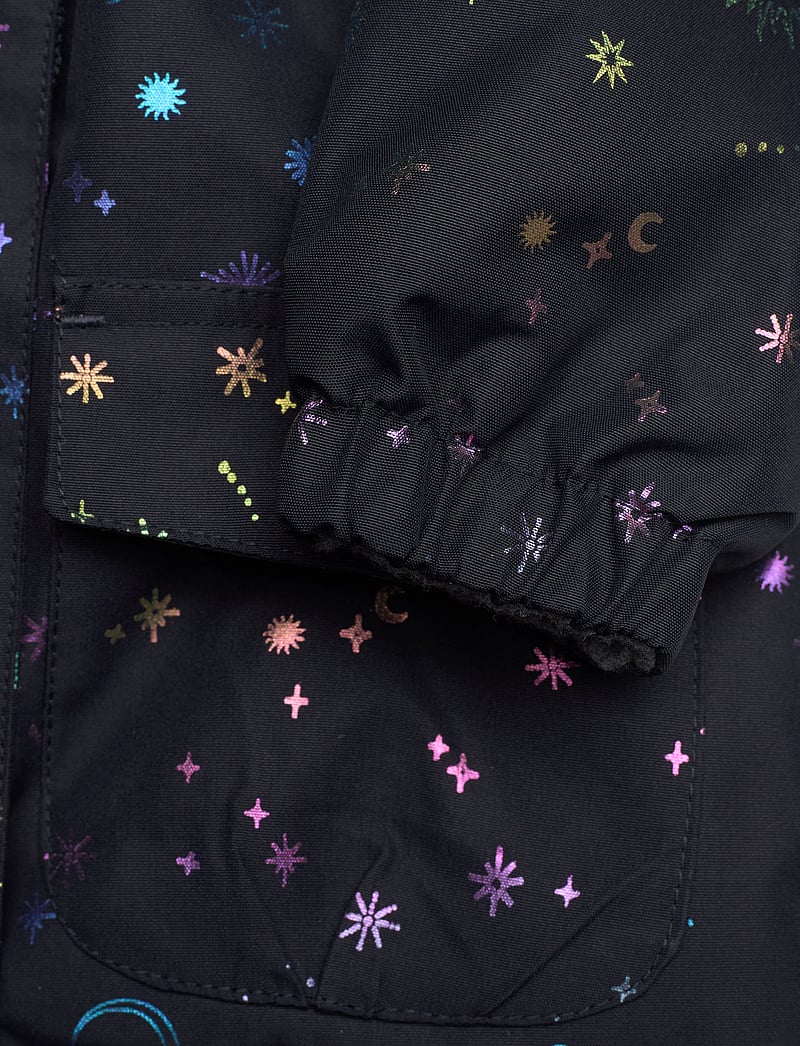 mikk-line - Polyester Baby Girls Jacket-Glitter - daunen- und steppjacken - dark navy - 4