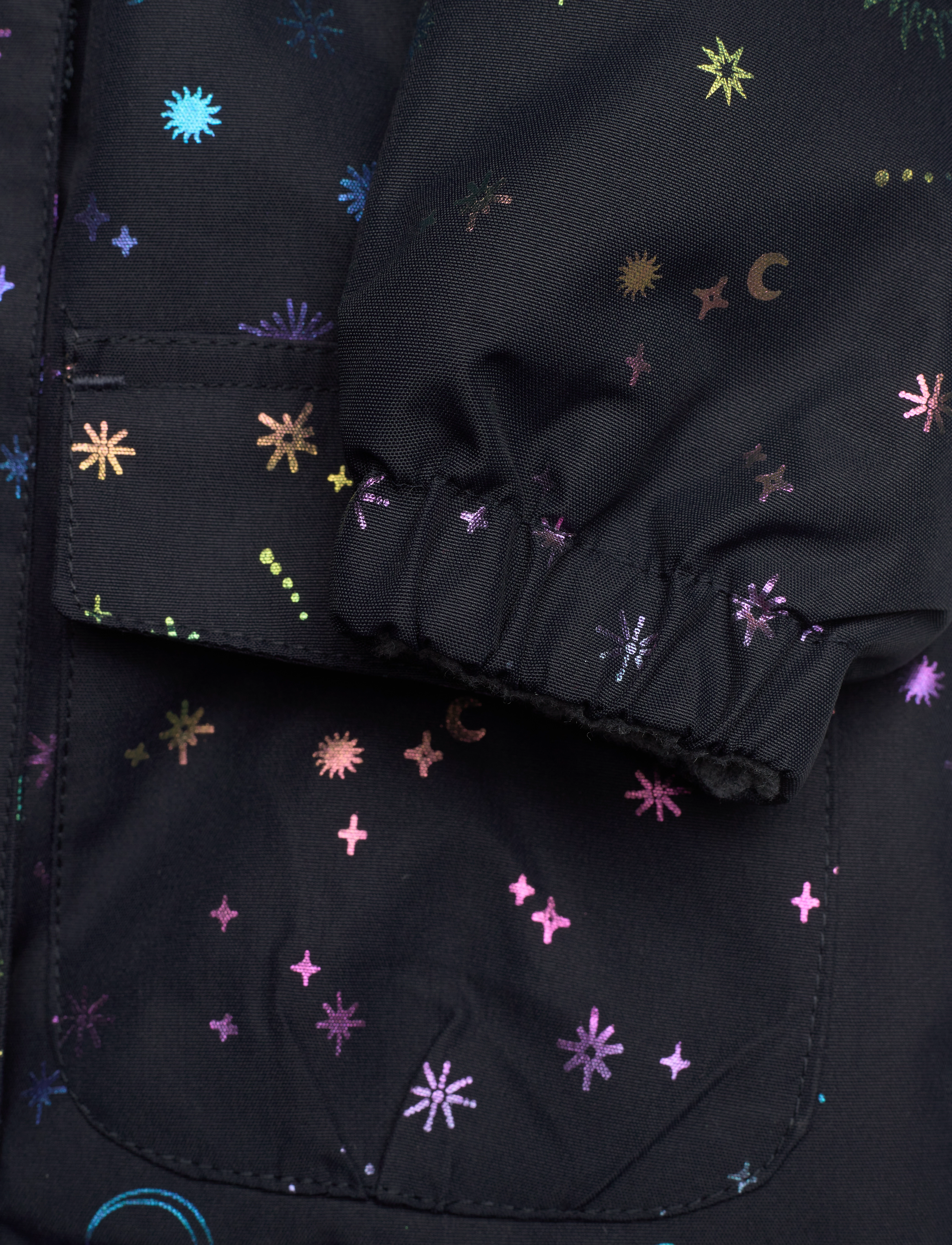 mikk-line - Polyester Baby Girls Jacket-Glitter - puhvis ja polsterdatud - dark navy - 4