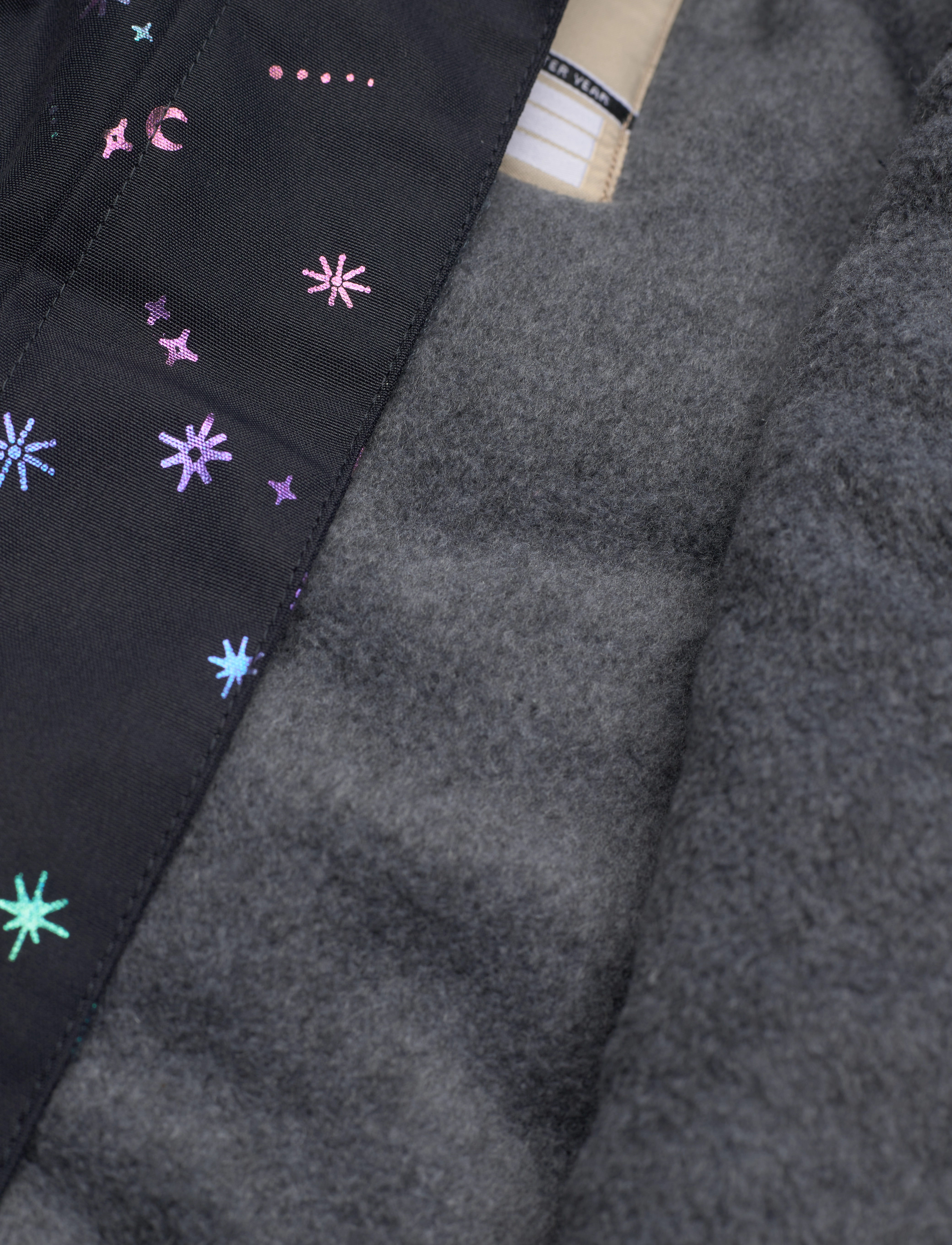 mikk-line - Polyester Baby Girls Jacket-Glitter - puhvis ja polsterdatud - dark navy - 5