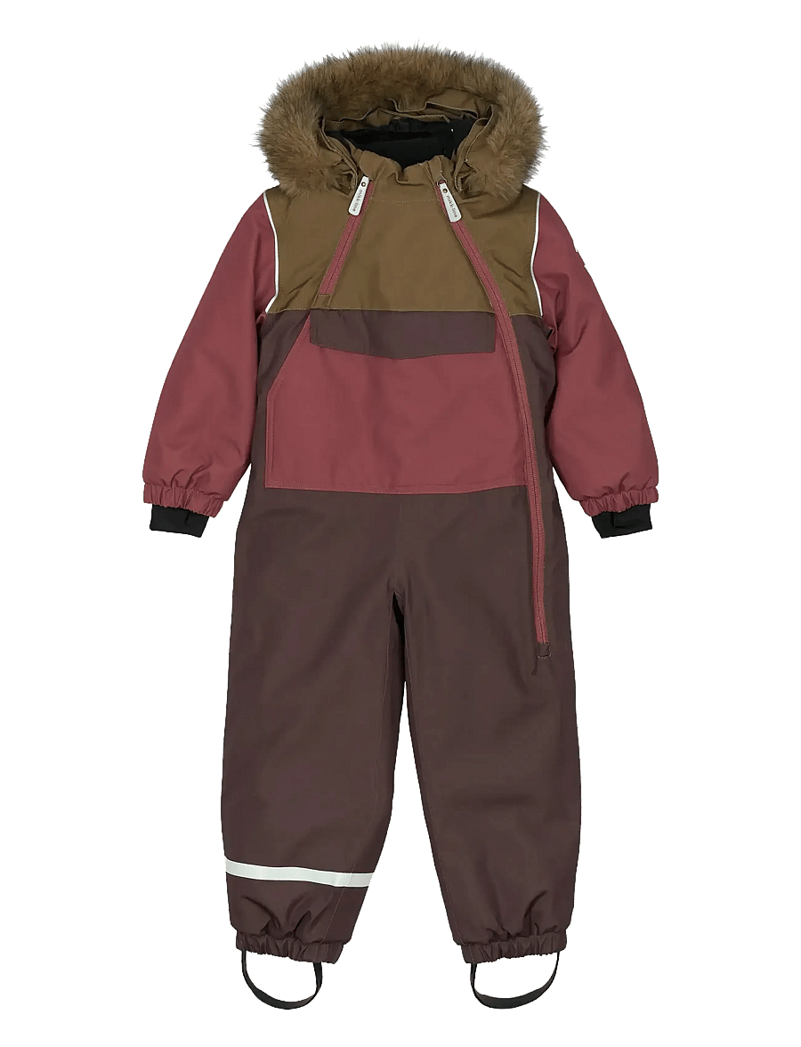 mikk-line - Anorak Snowsuit - snjógallar - apple butter - 1