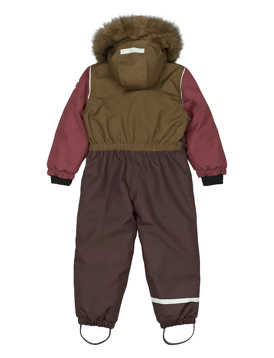 mikk-line - Anorak Snowsuit - snjógallar - apple butter - 2