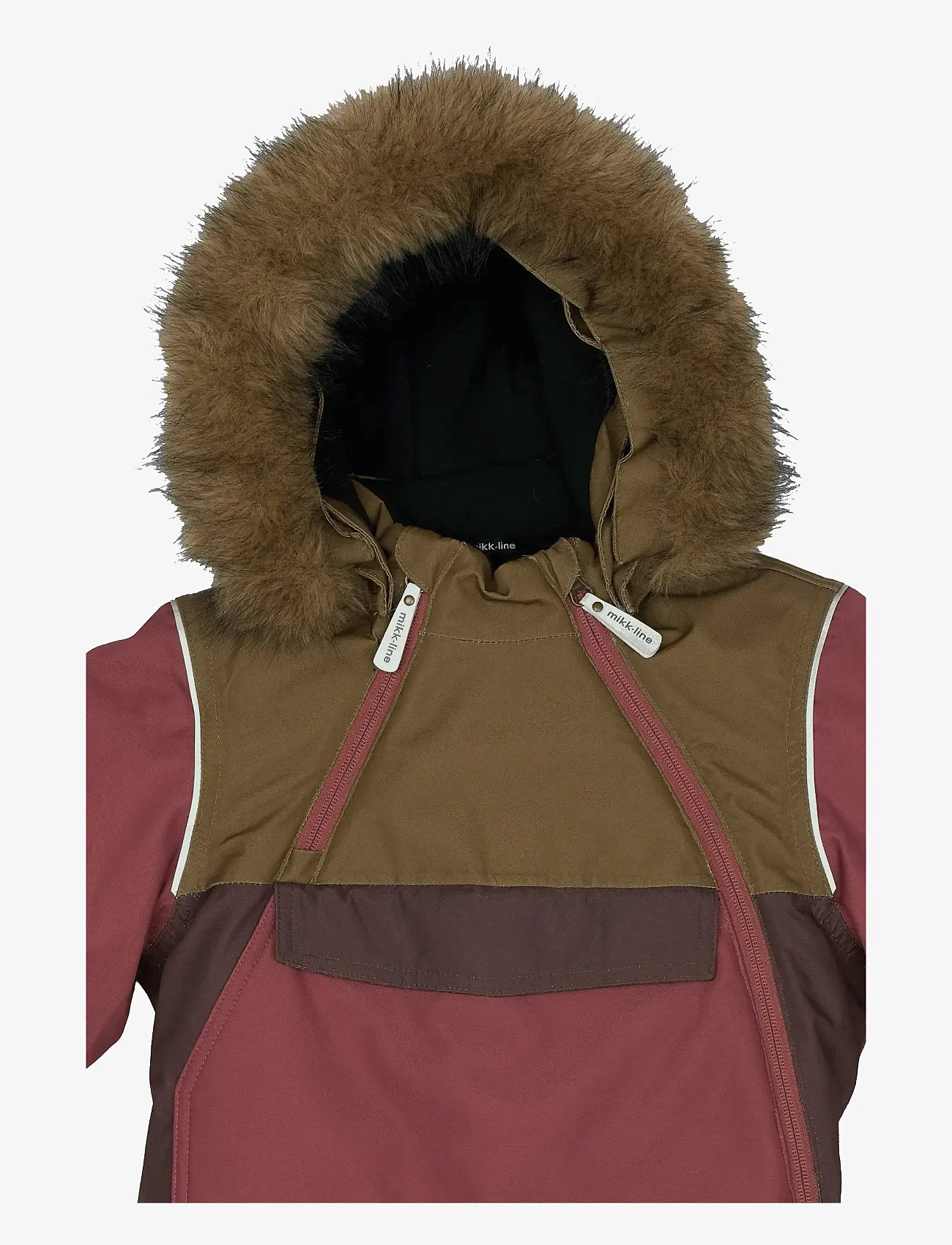 mikk-line - Anorak Snowsuit - outerwear - apple butter - 2