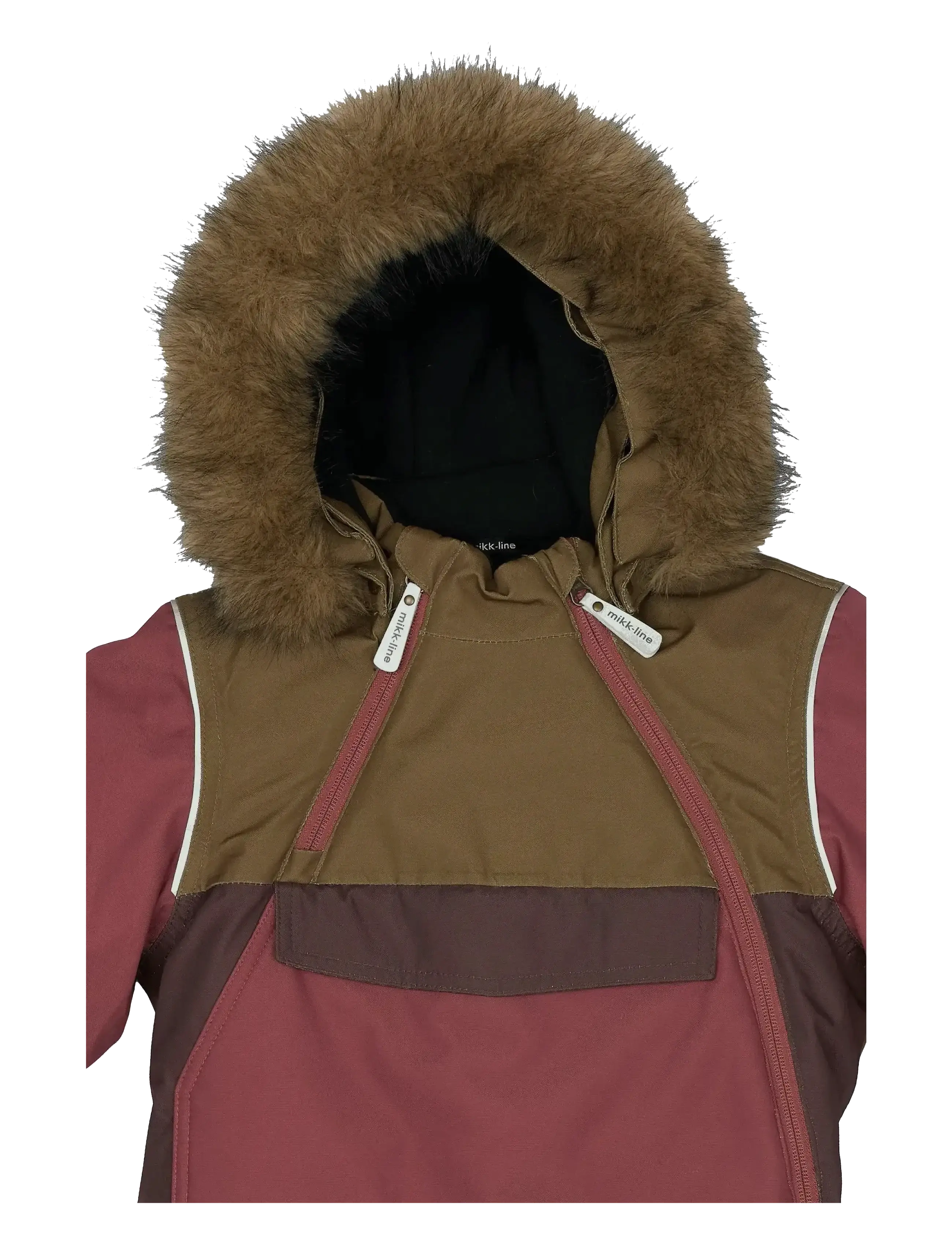 mikk-line - Anorak Snowsuit - overtøj - apple butter - 3