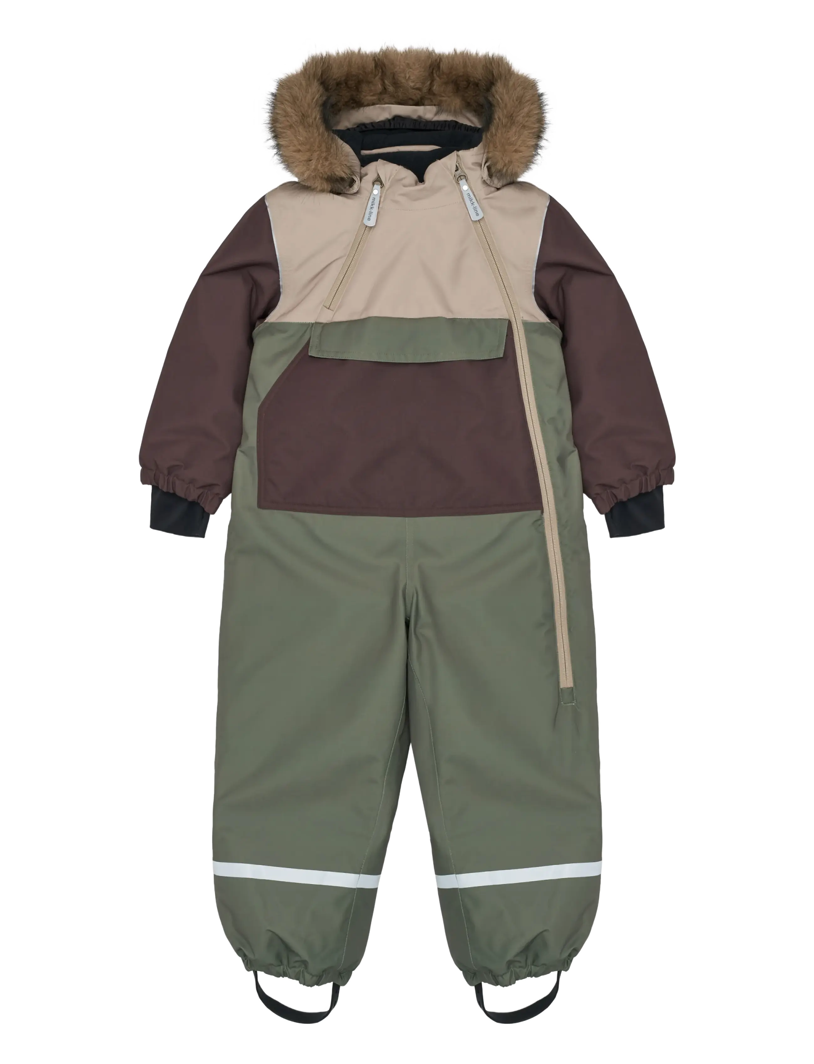 mikk-line Anorak Snowsuit - Vaata kõiki - DUSTY OLIVE / khaki/green