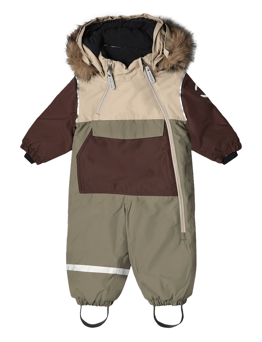 mikk-line - Anorak Snowsuit - schneeanzug - dusty olive - 0