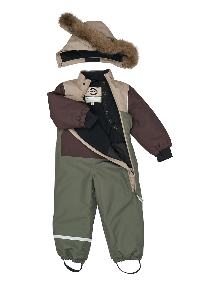 mikk-line - Anorak Snowsuit - schneeanzug - dusty olive - 2