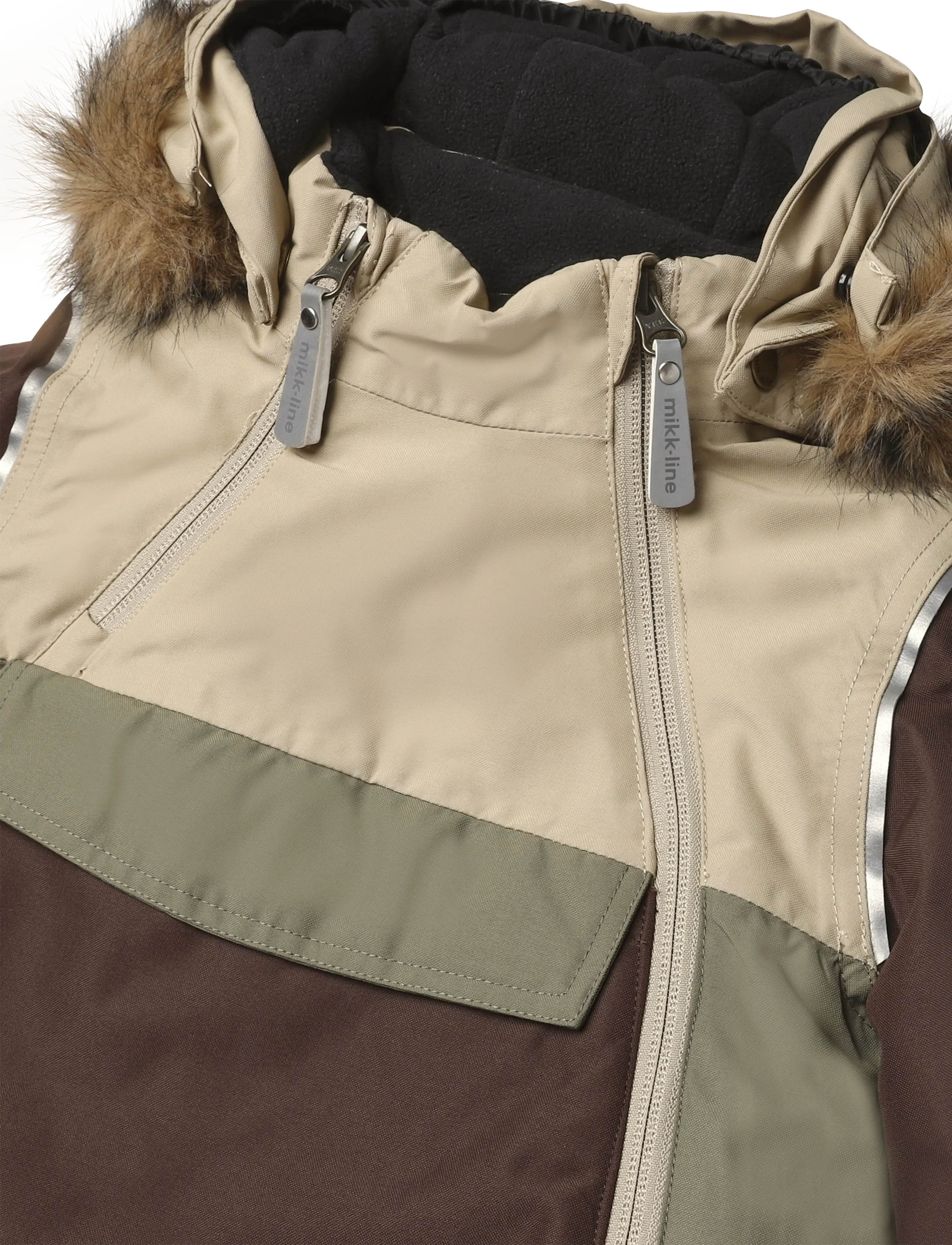 mikk-line - Anorak Snowsuit - schneeanzug - dusty olive - 2