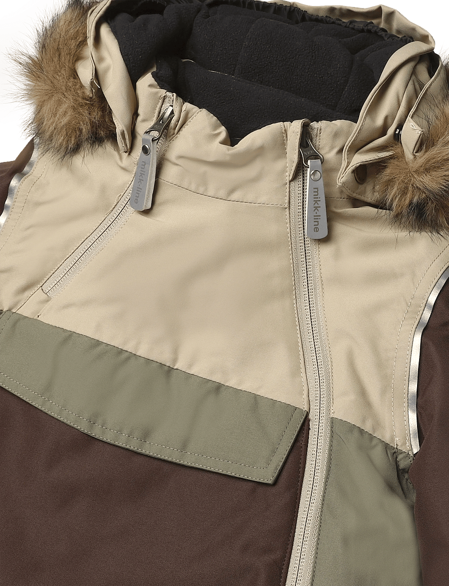 mikk-line - Anorak Snowsuit - schneeanzug - dusty olive - 2