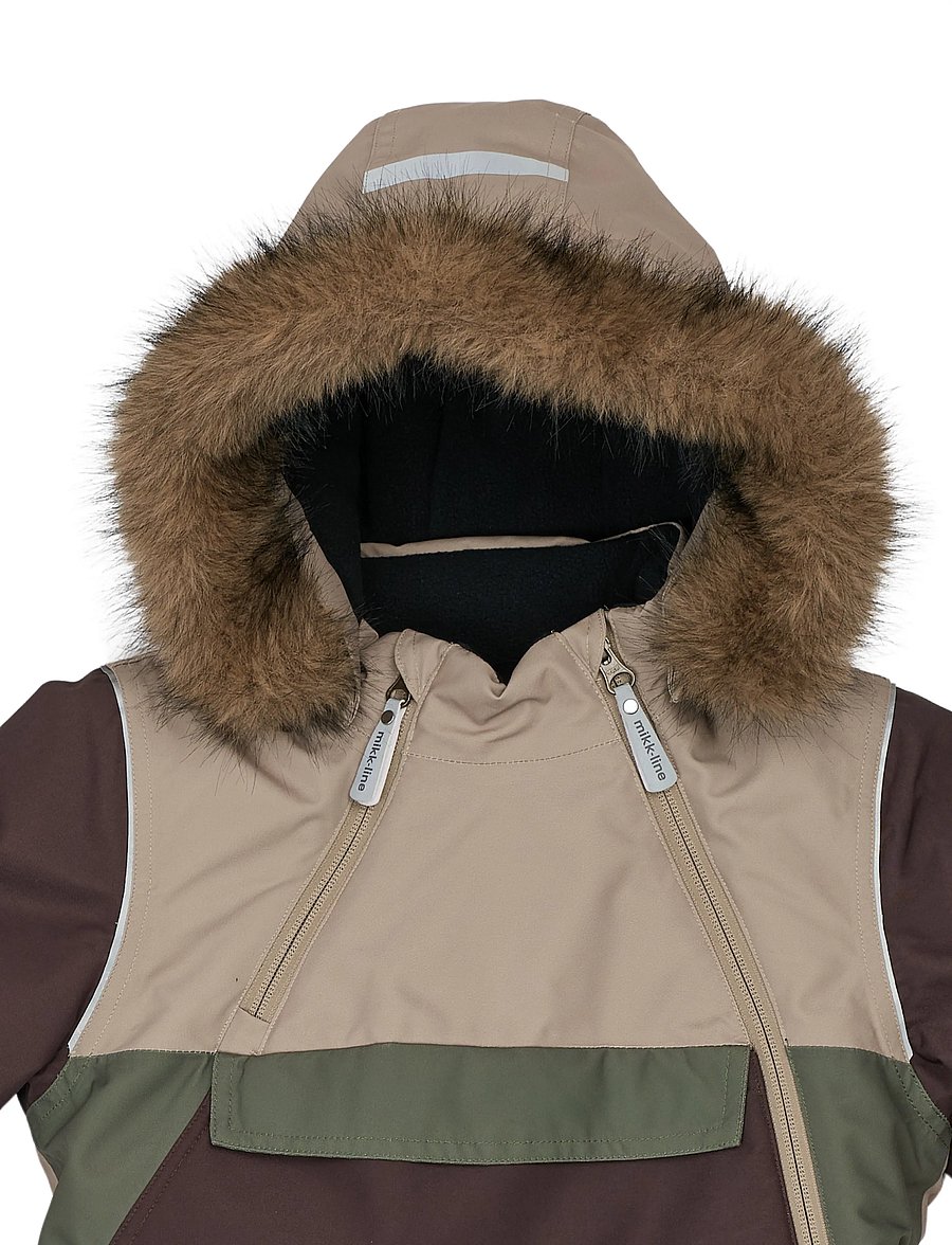 mikk-line - Anorak Snowsuit - schneeanzug - dusty olive - 3