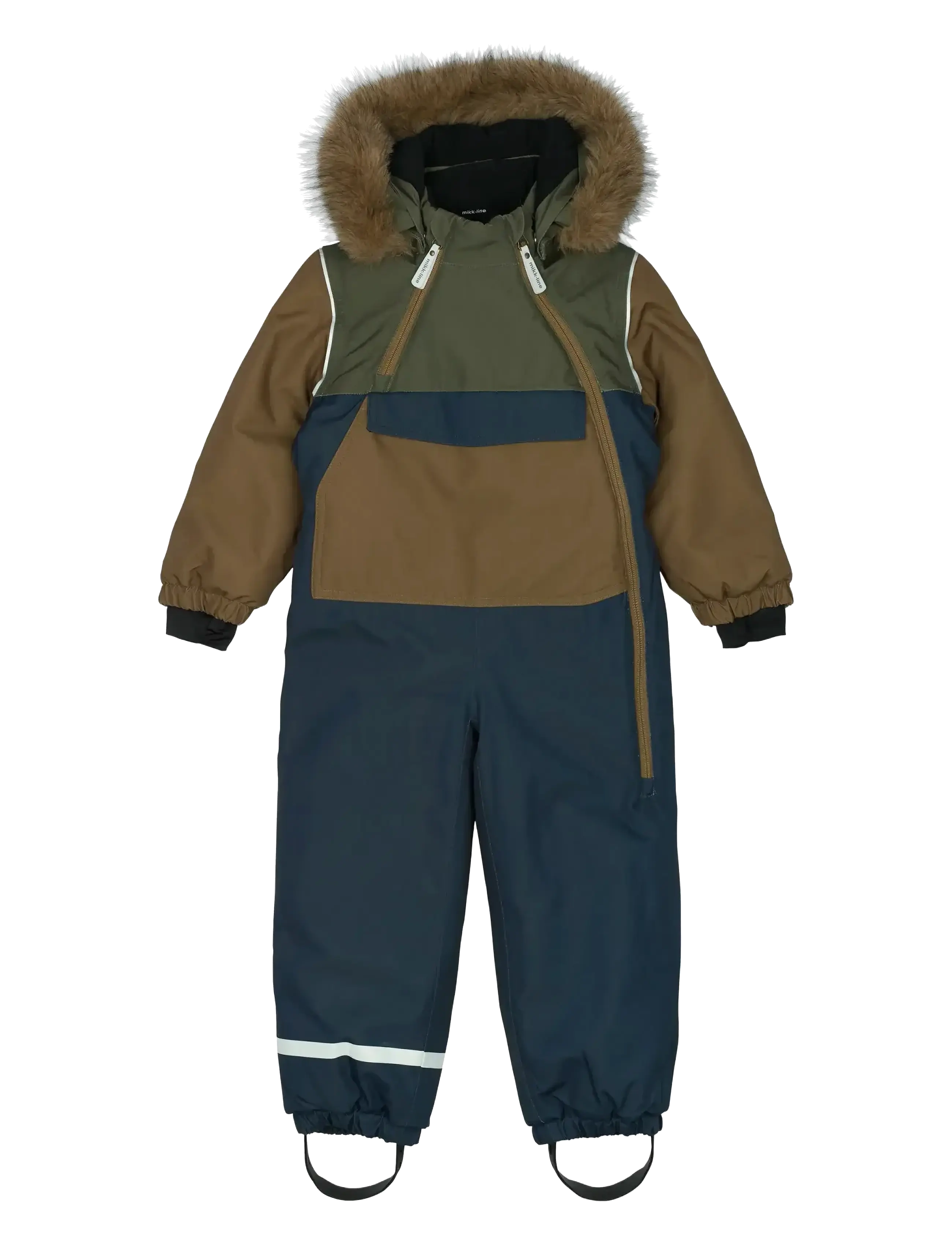 MIKK-LINE Anorak Schneeanzug Khaki - 80 - Kinder