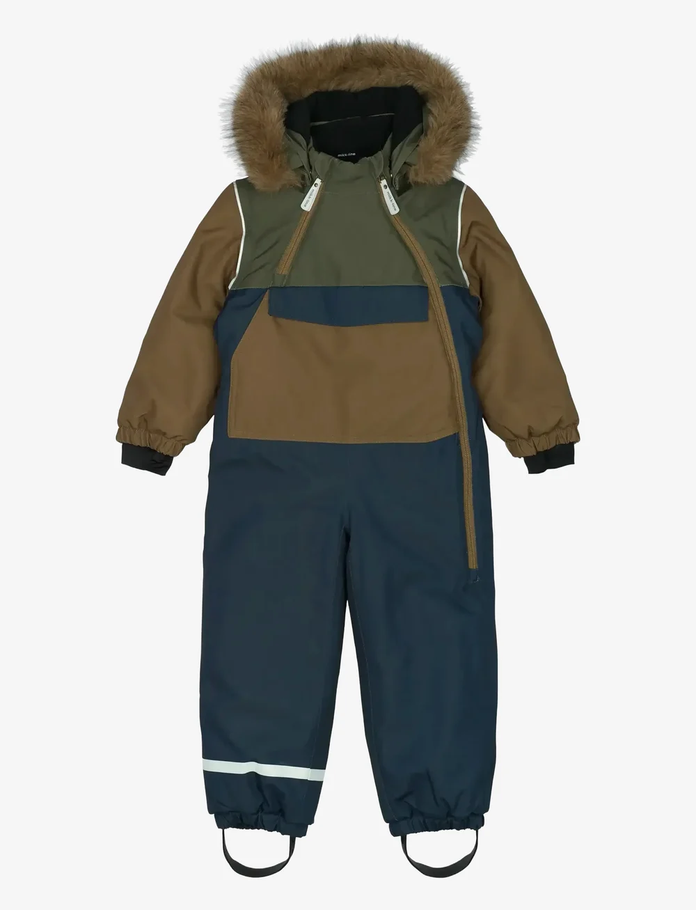 mikk-line - Anorak Snowsuit - vinteroveraller - olive night - 1