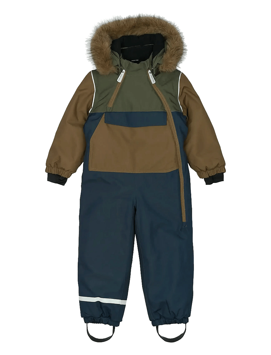 mikk-line - Anorak Snowsuit - shop efter alder - olive night - 1
