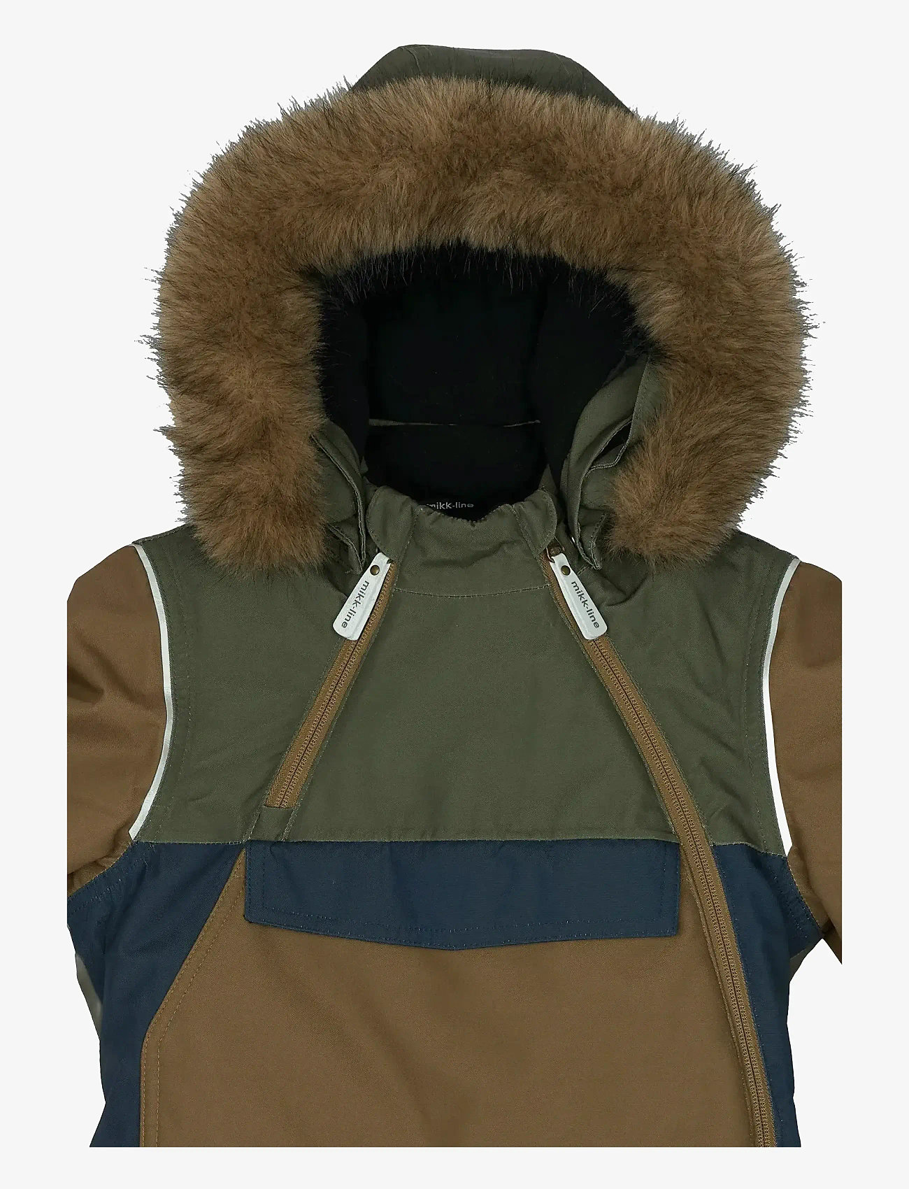 mikk-line - Anorak Snowsuit - overtøj - olive night - 2