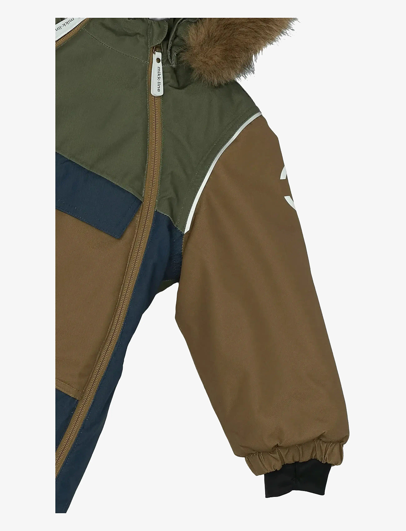 mikk-line - Anorak Snowsuit - overtøj - olive night - 3
