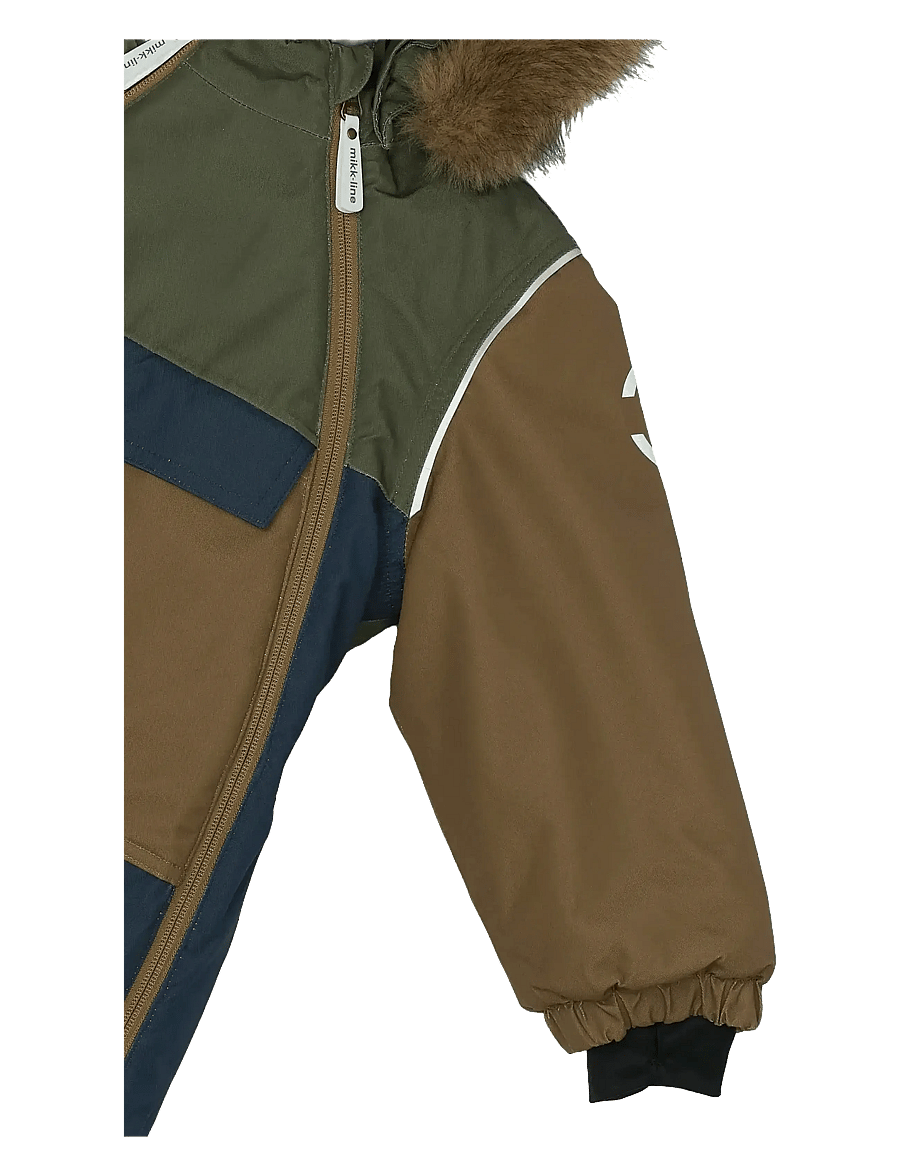 mikk-line - Anorak Snowsuit - shop efter alder - olive night - 4