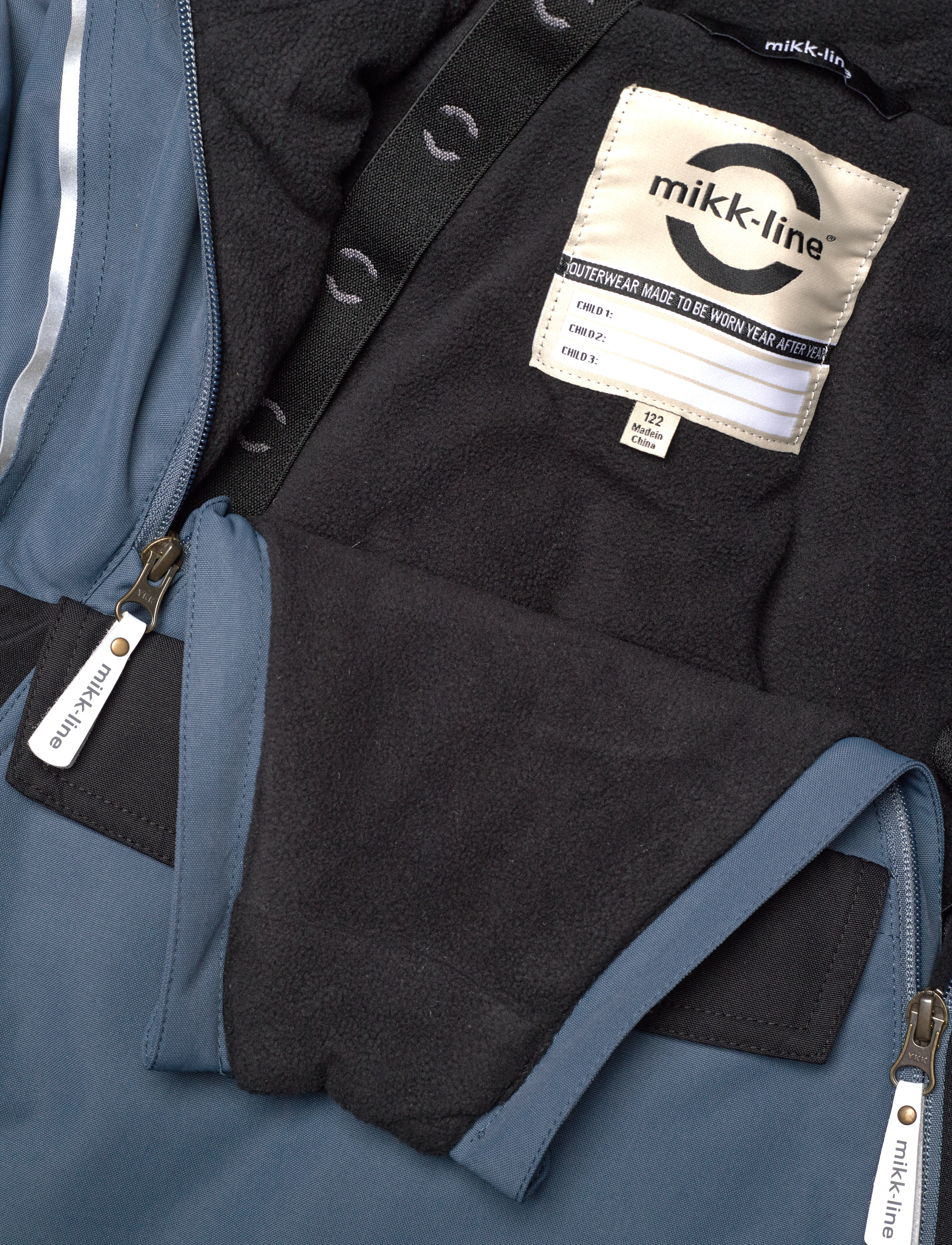 mikk-line - Anorak Snowsuit - overtøj - orion blue - 2