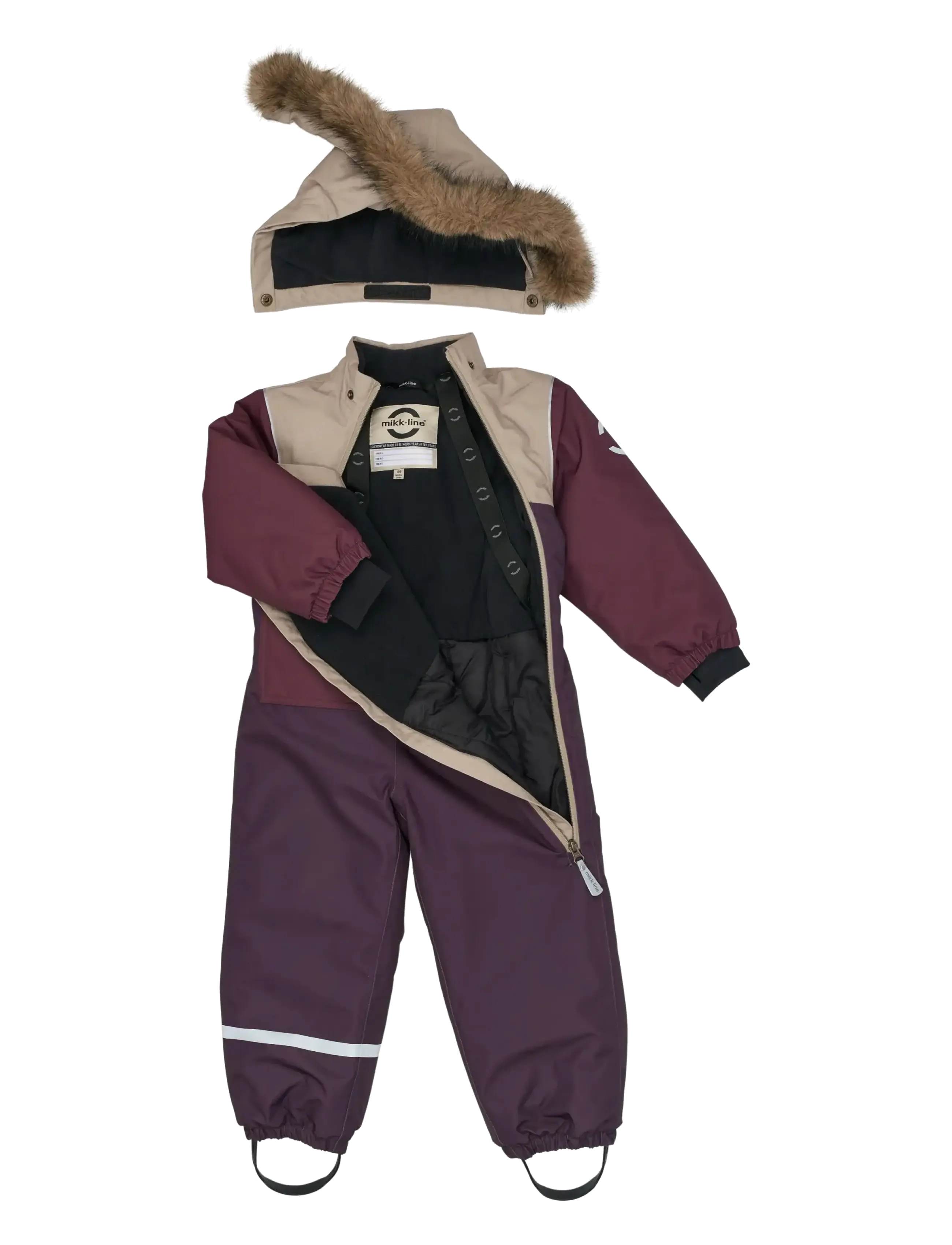 mikk-line - Anorak Snowsuit - Žieminiai kombinezonai - plum perfect - 2