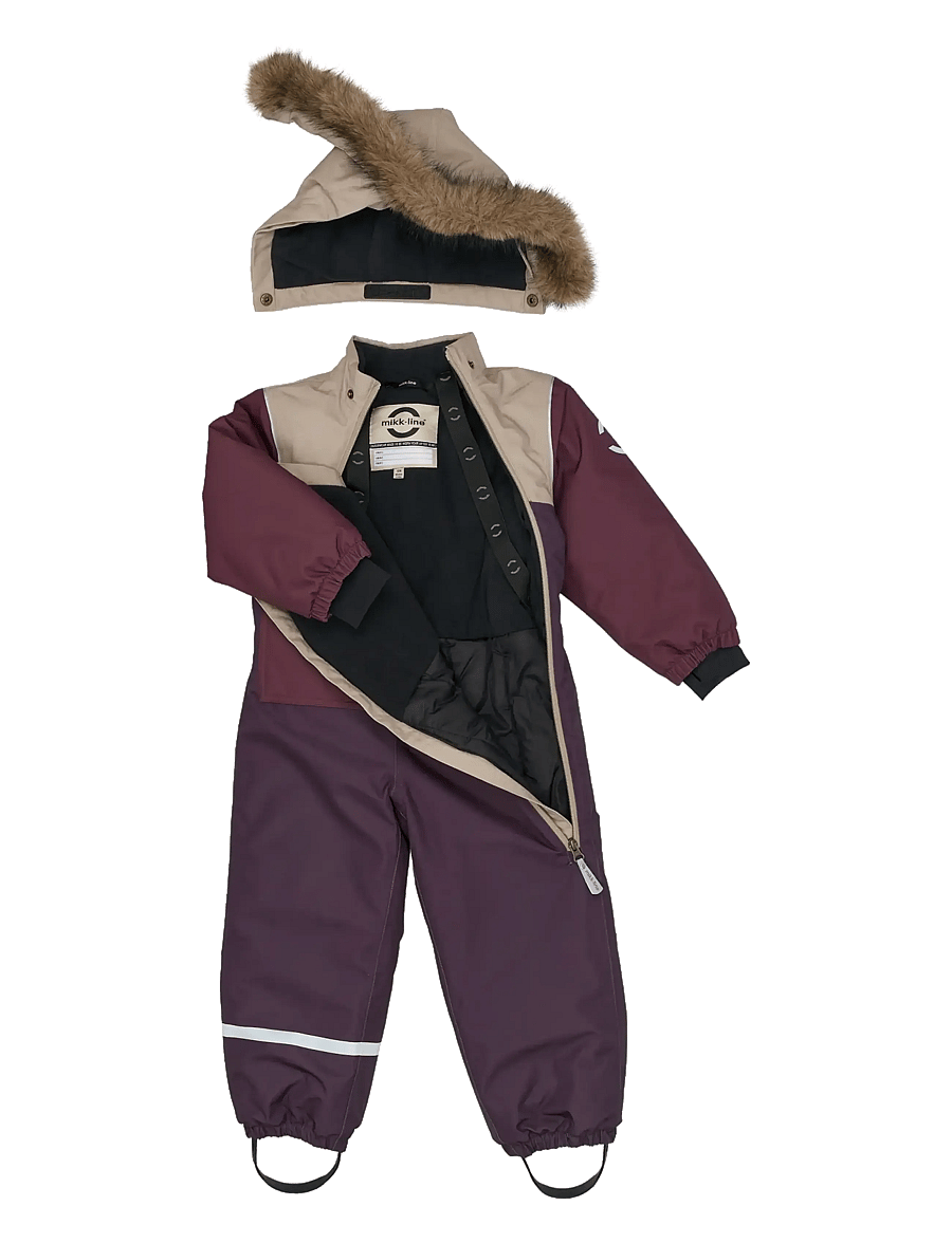 mikk-line - Anorak Snowsuit - Žieminiai kombinezonai - plum perfect - 2