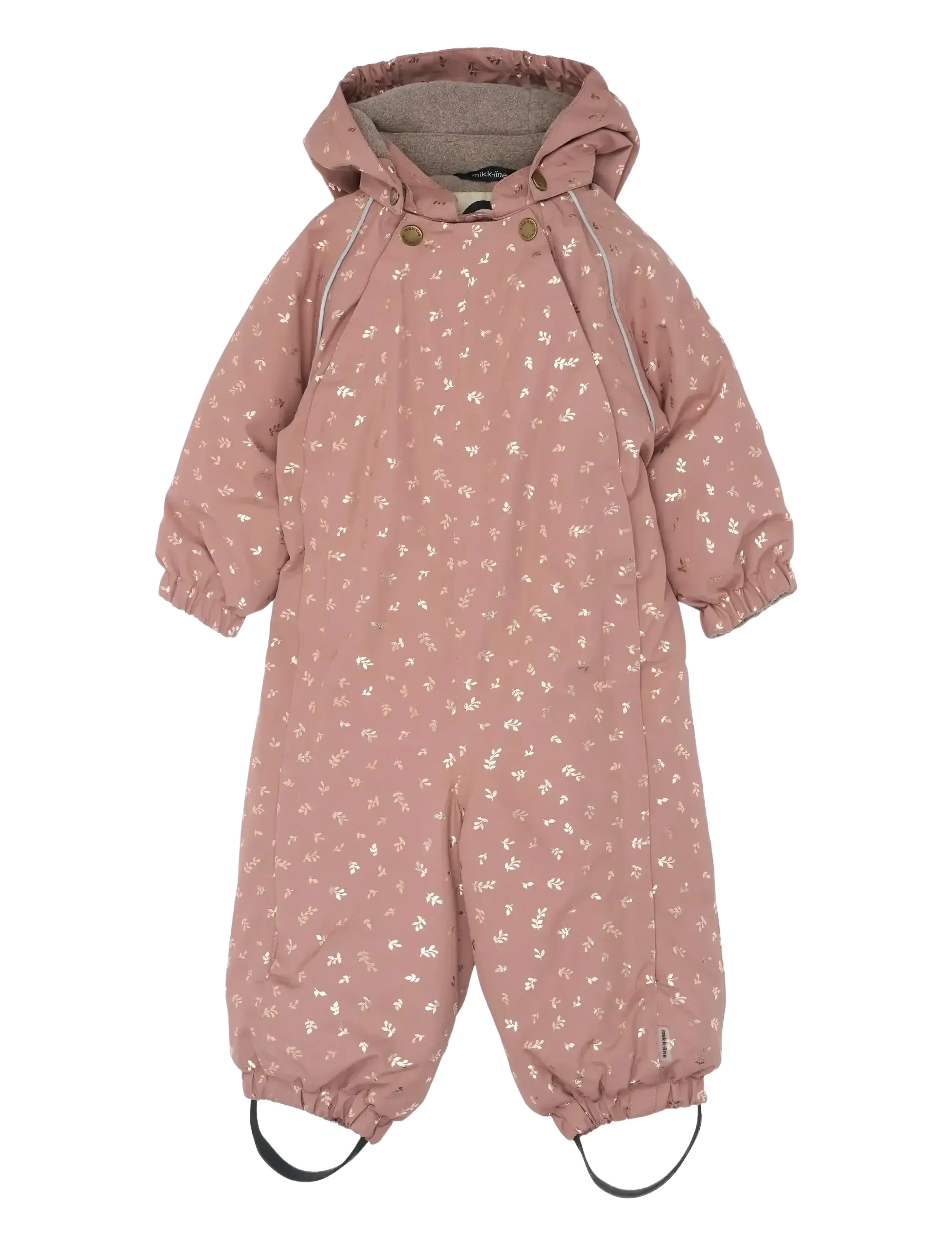 mikk-line Polyester Baby Suit - Glitter - Õueriided - BURLWOOD / pink/rose