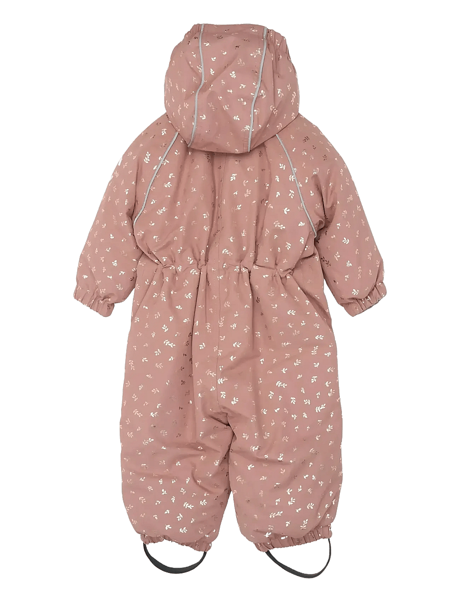 mikk-line - Polyester Baby Suit - Glitter - snowsuit - burlwood - 2