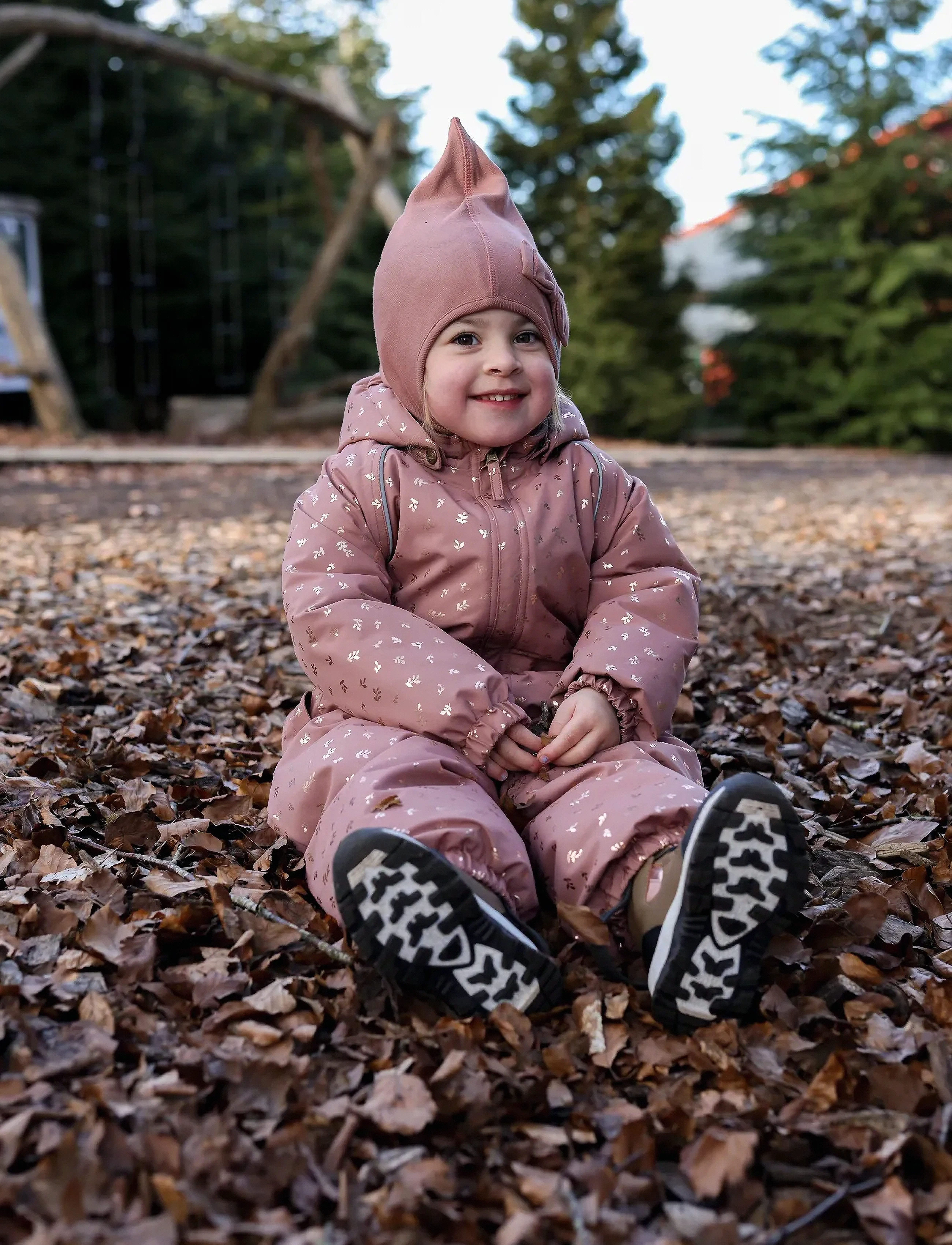 mikk-line Polyester Baby Suit Glitter, Børn, Glitter Baby Flyverdragt, Pink, Str: 80