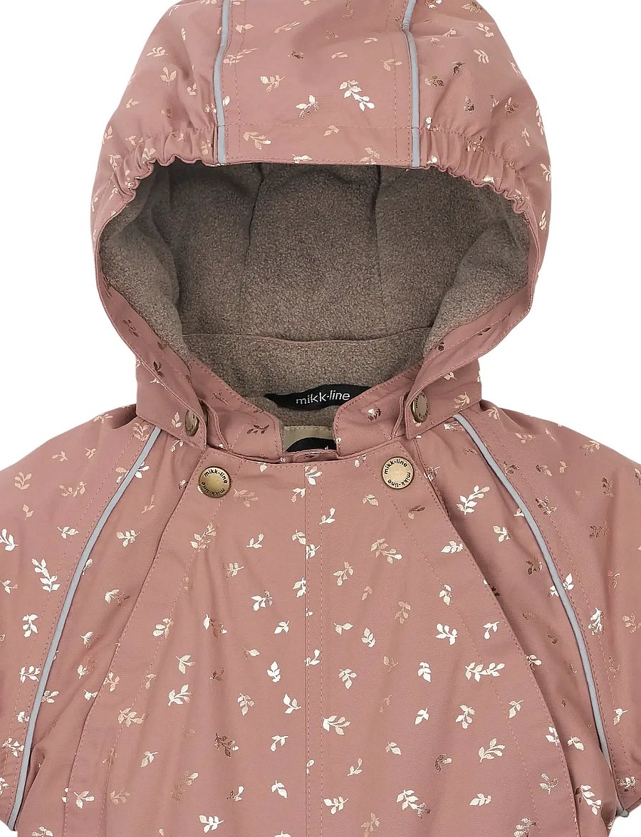 mikk-line - Polyester Baby Suit - Glitter - snowsuit - burlwood - 5