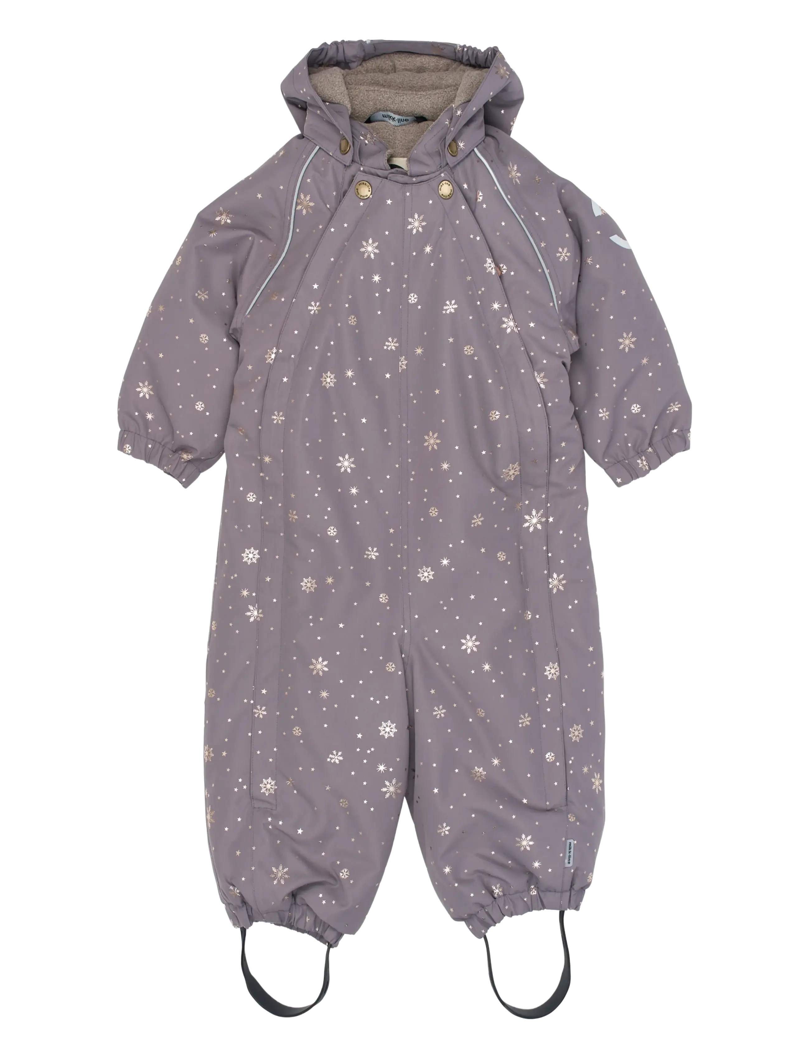 mikk-line Polyester Baby Suit - Glitter - View all - SNOWFLAKE AOP / grey