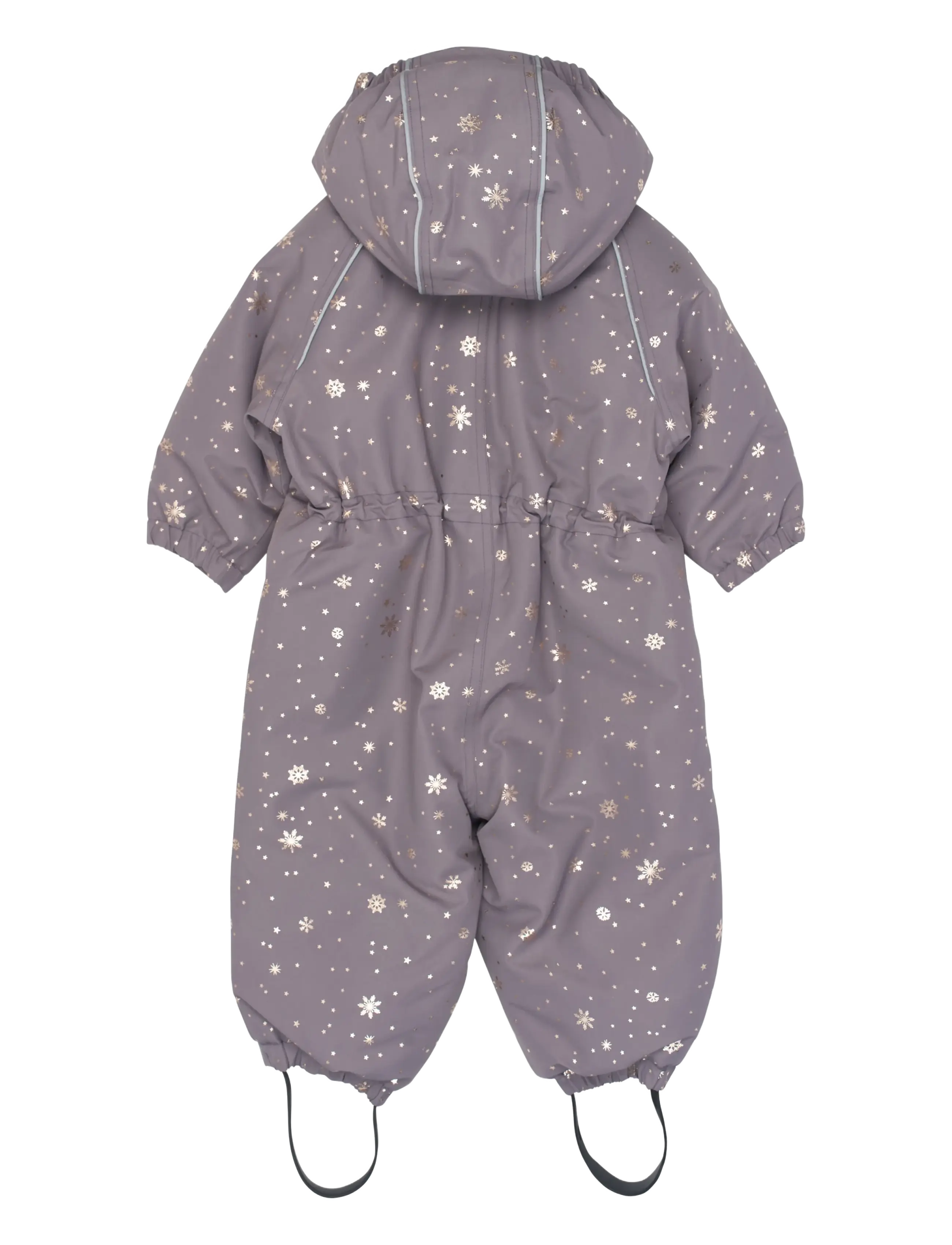 mikk-line - Polyester Baby Suit - Glitter - snowsuit - snowflake aop - 1