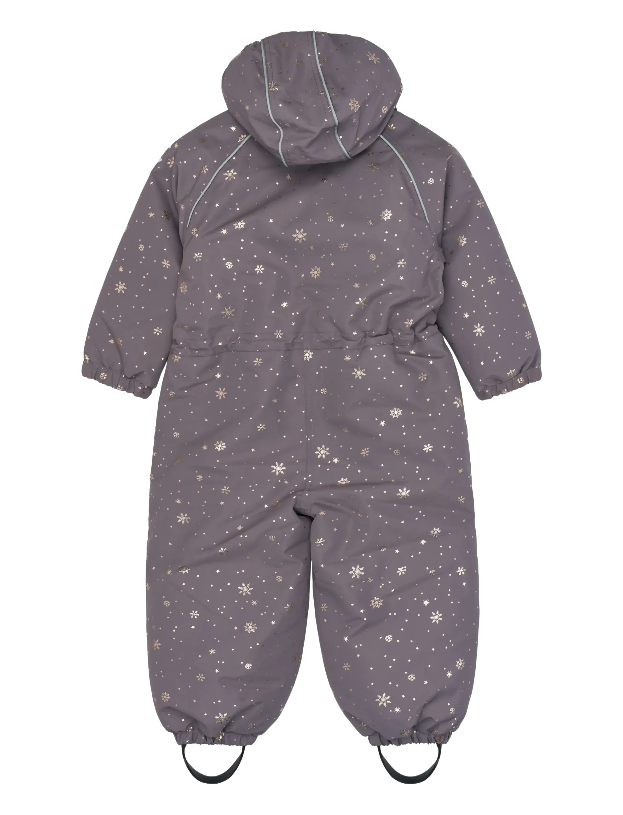 mikk-line - Polyester Junior Suit - Glitter - snowsuit - snowflake aop - 1