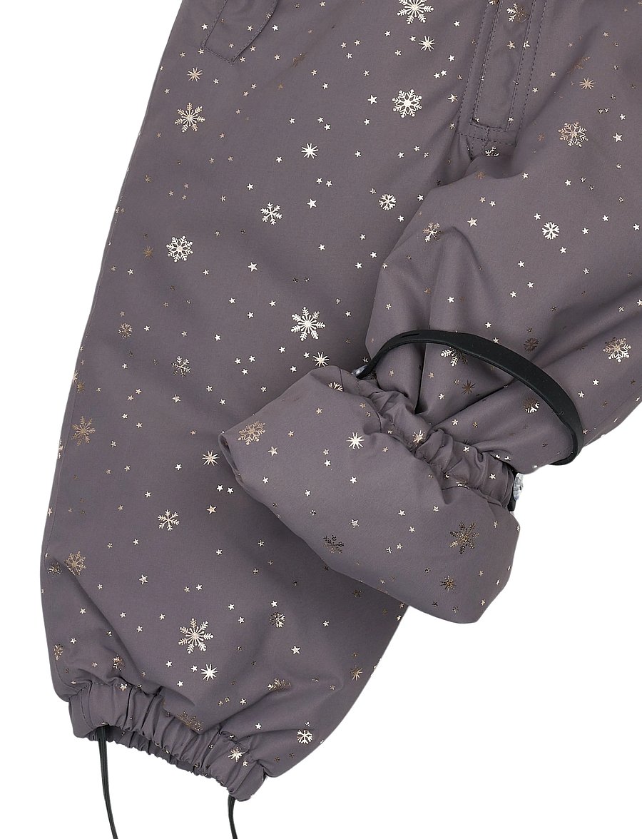 mikk-line - Polyester Junior Suit - Glitter - schneeanzug - snowflake aop - 5