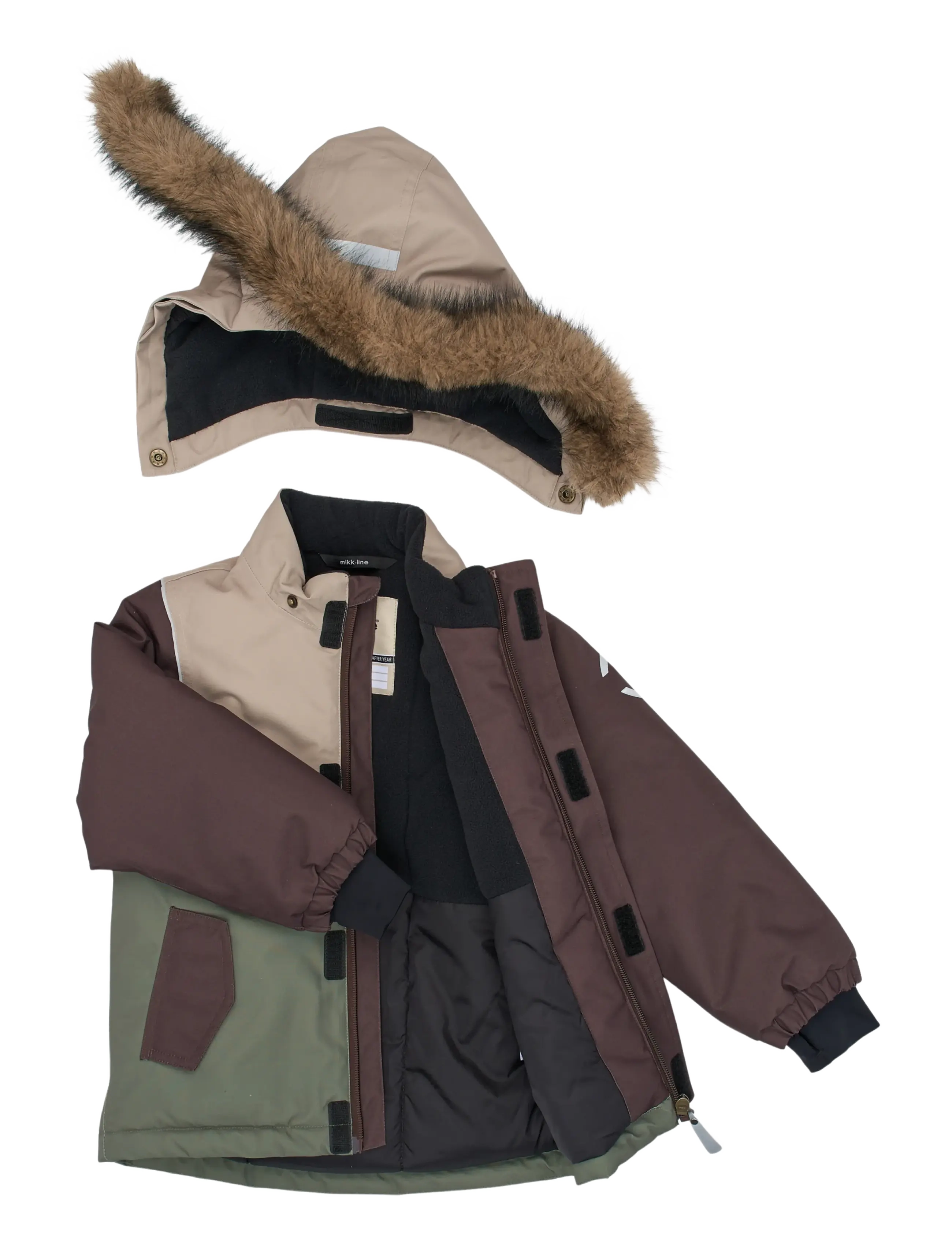 mikk-line - Anorak Jacket - skijakker - dusty olive - 2