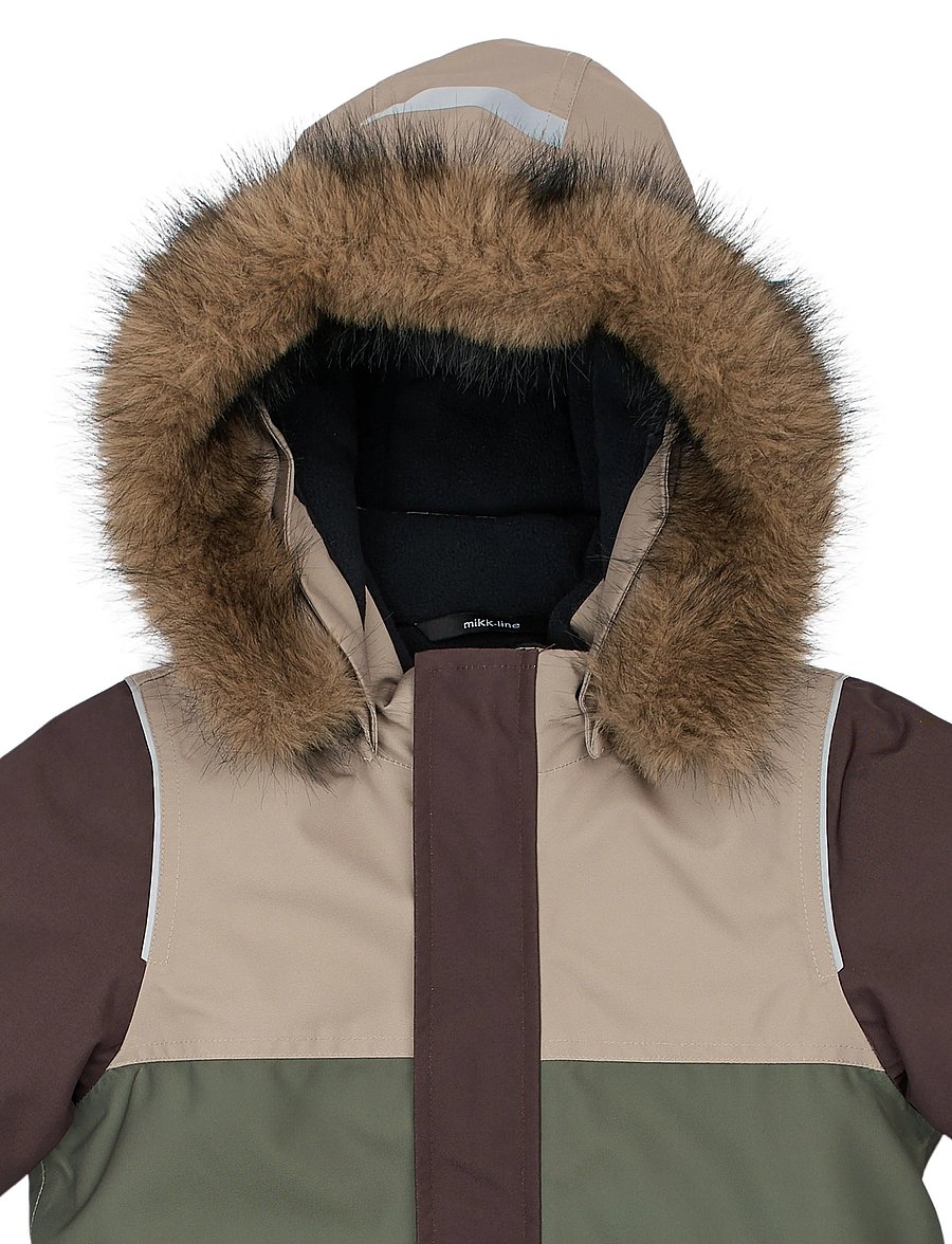 mikk-line - Anorak Jacket - skijakker - dusty olive - 3