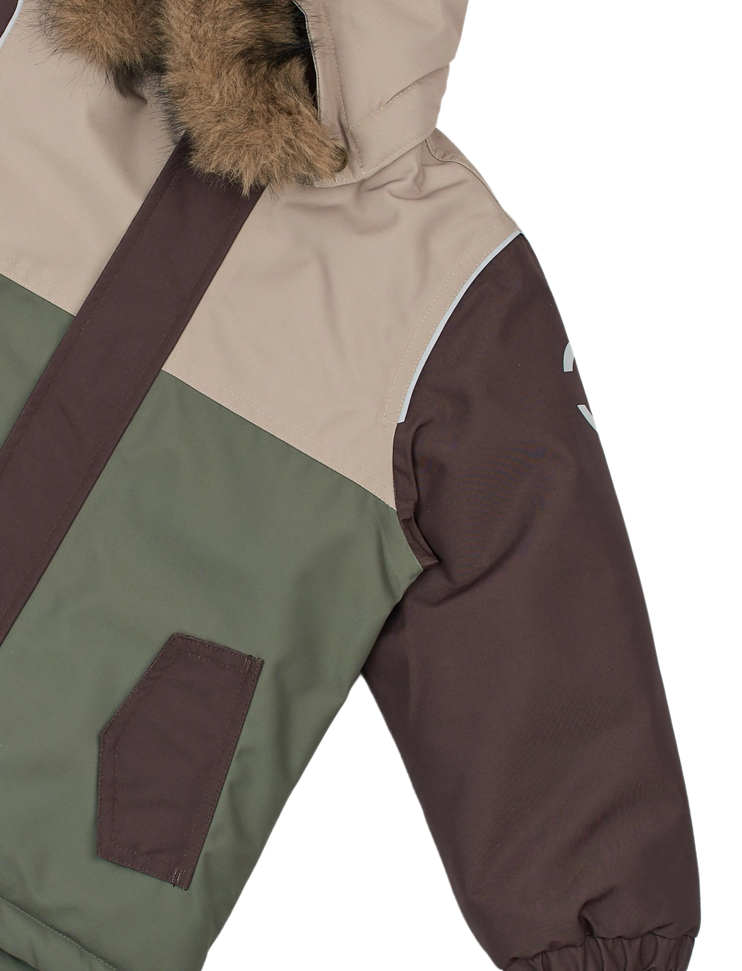 mikk-line - Anorak Jacket - skijakker - dusty olive - 4