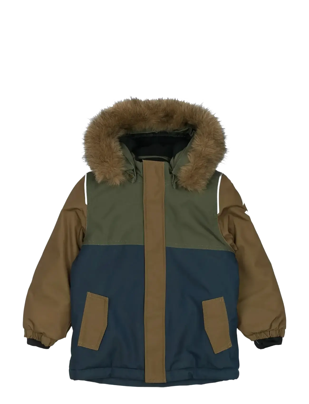 MIKK-LINE Anorak Jacke Khaki - 98 - Kinder