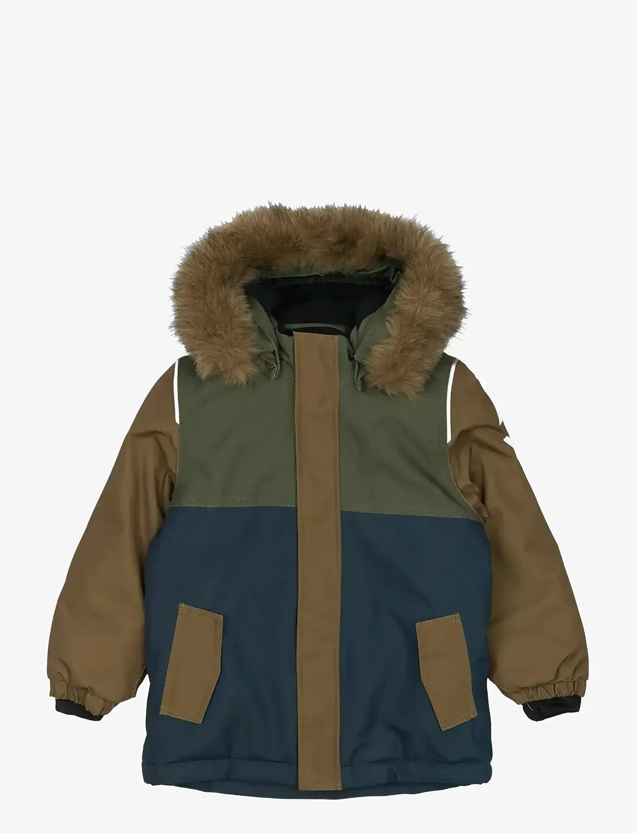 mikk-line - Anorak Jacket - winter jacket - olive night - 0