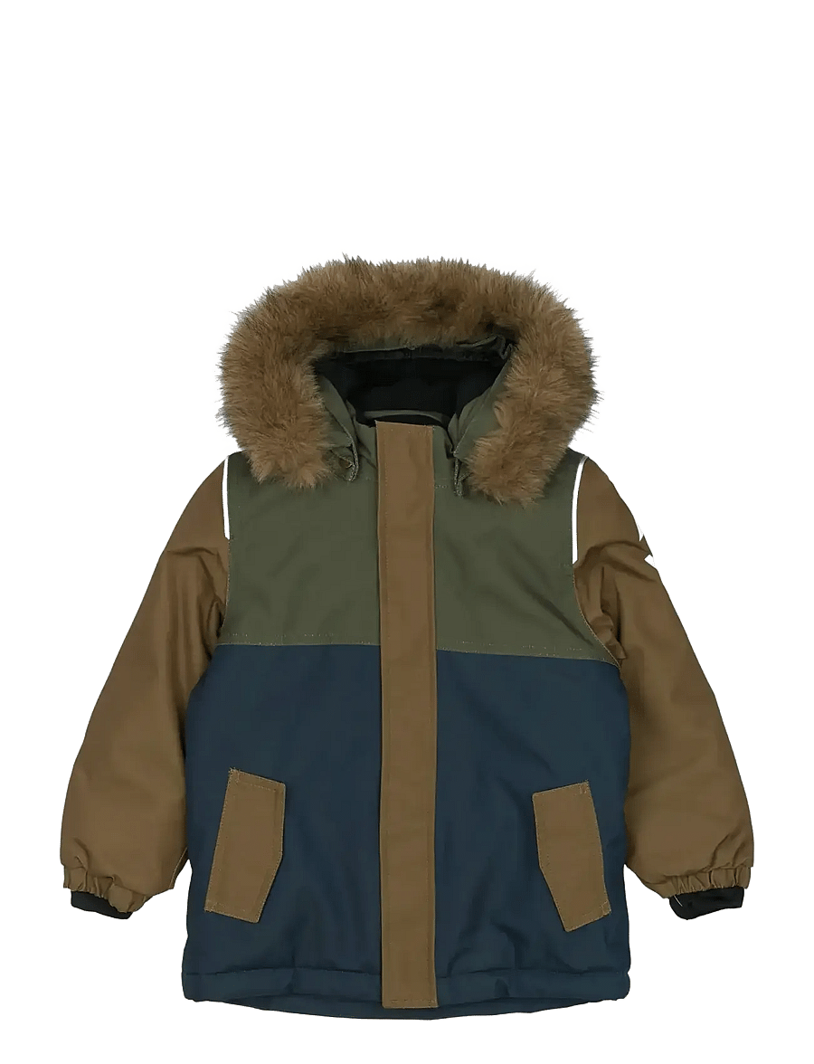 mikk-line - Anorak Jacket - skíðajakkar - olive night - 1