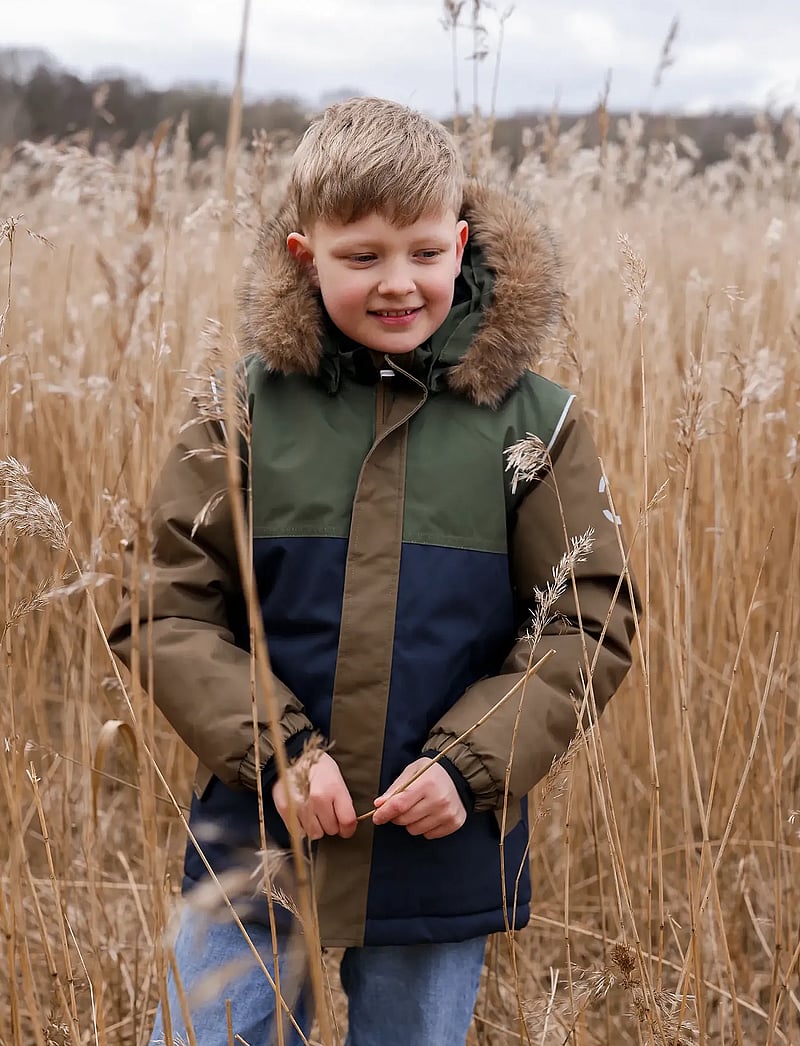 mikk-line - Anorak Jacket - skijakker - olive night - 0