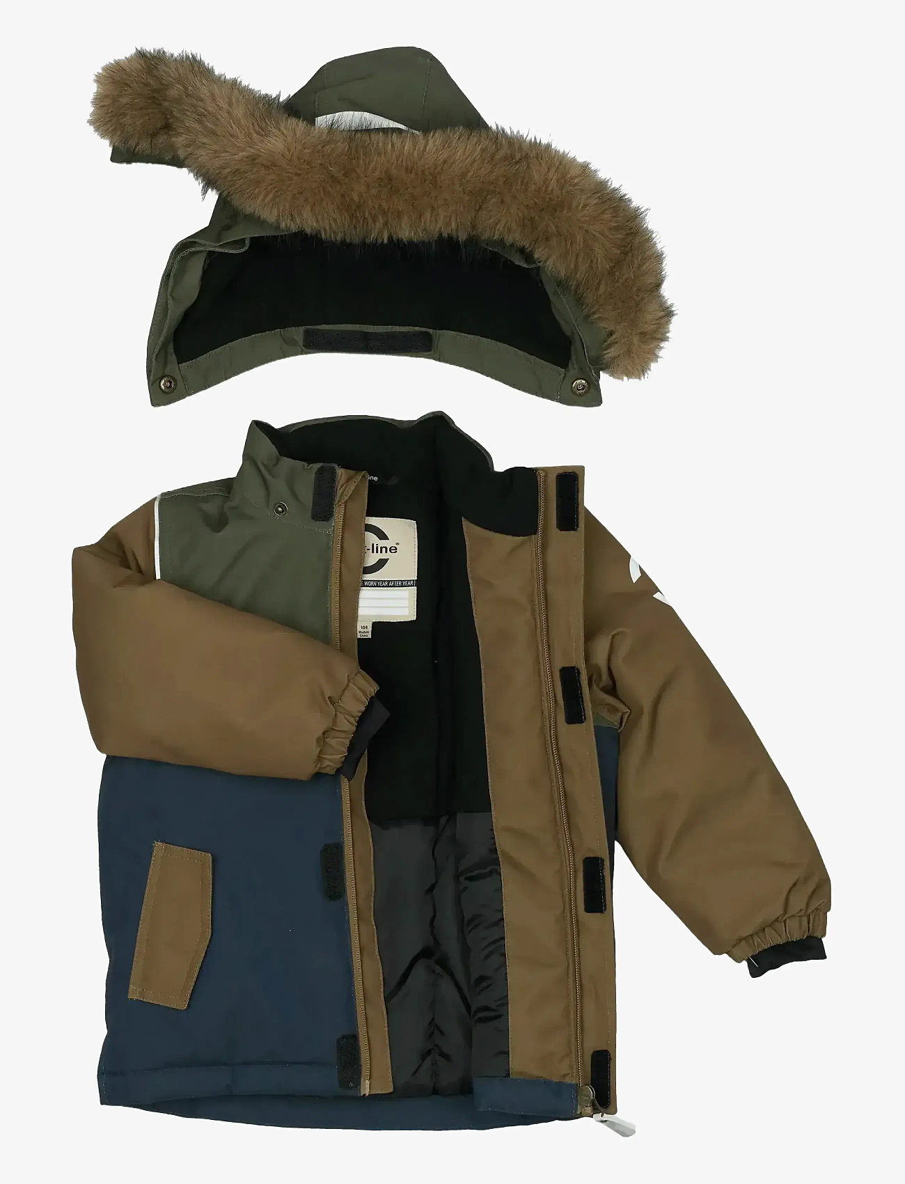 mikk-line - Anorak Jacket - winter jacket - olive night - 2