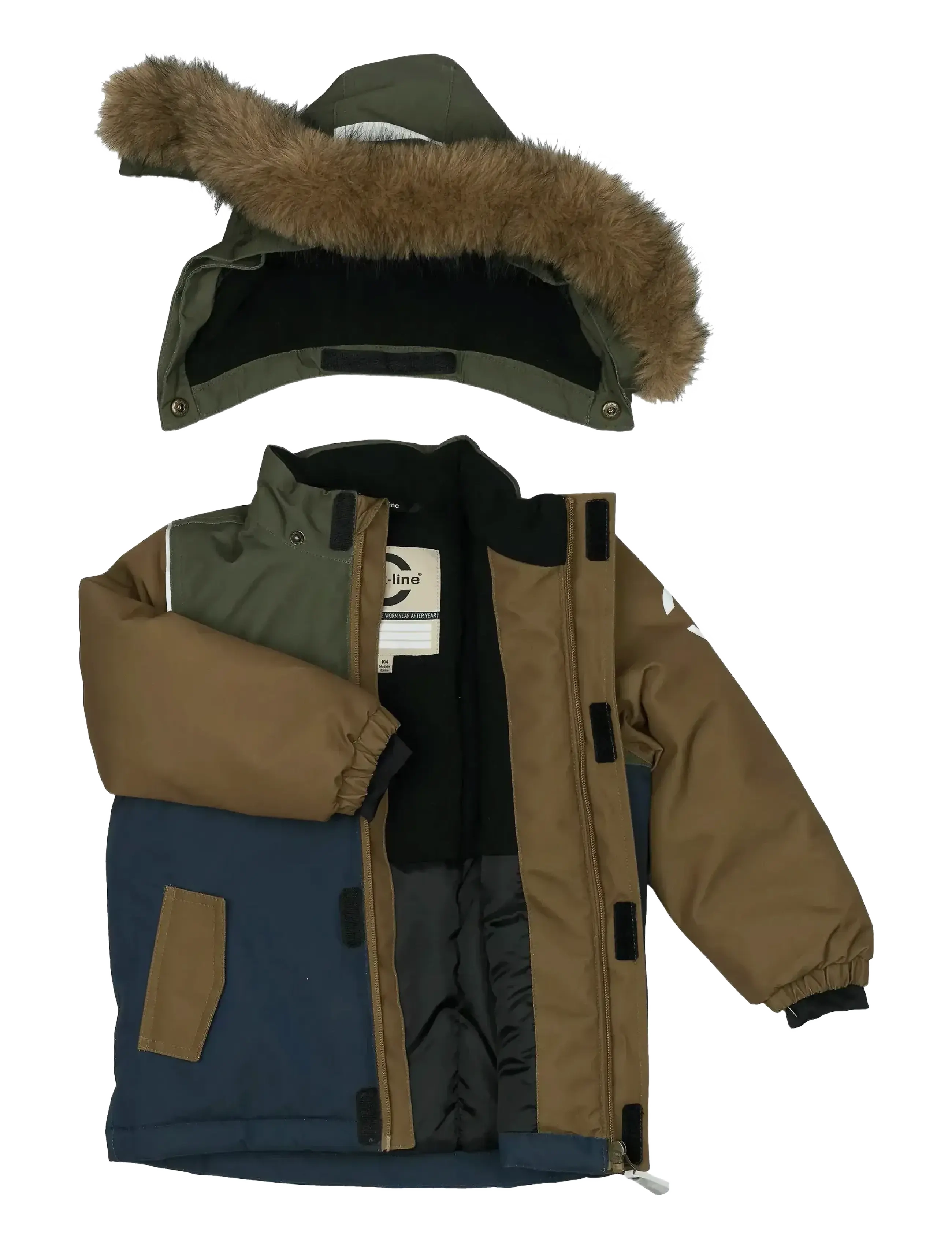 mikk-line - Anorak Jacket - vinterjackor - olive night - 3