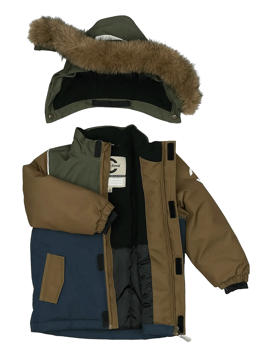 mikk-line - Anorak Jacket - skíðajakkar - olive night - 3