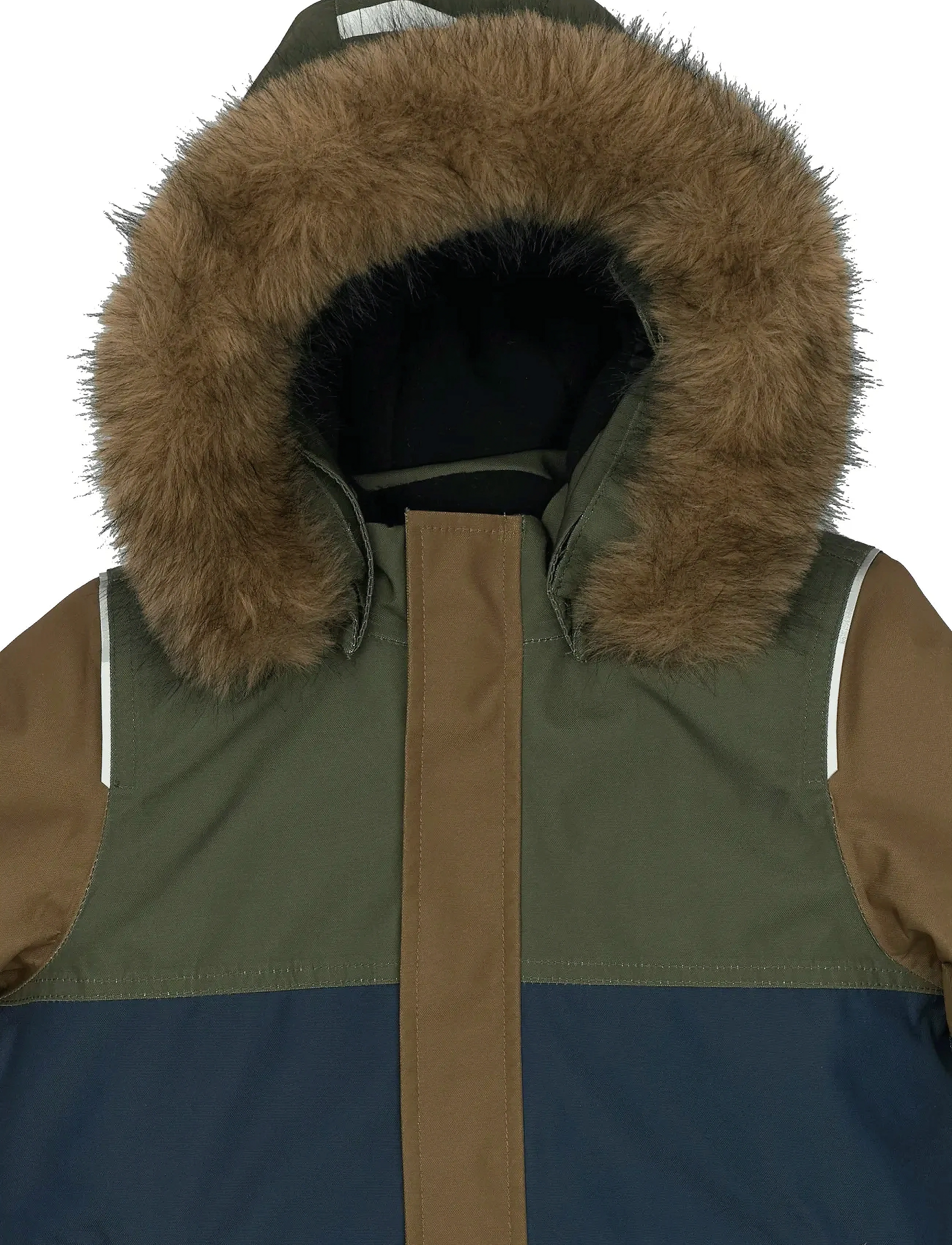 mikk-line - Anorak Jacket - skíðajakkar - olive night - 5
