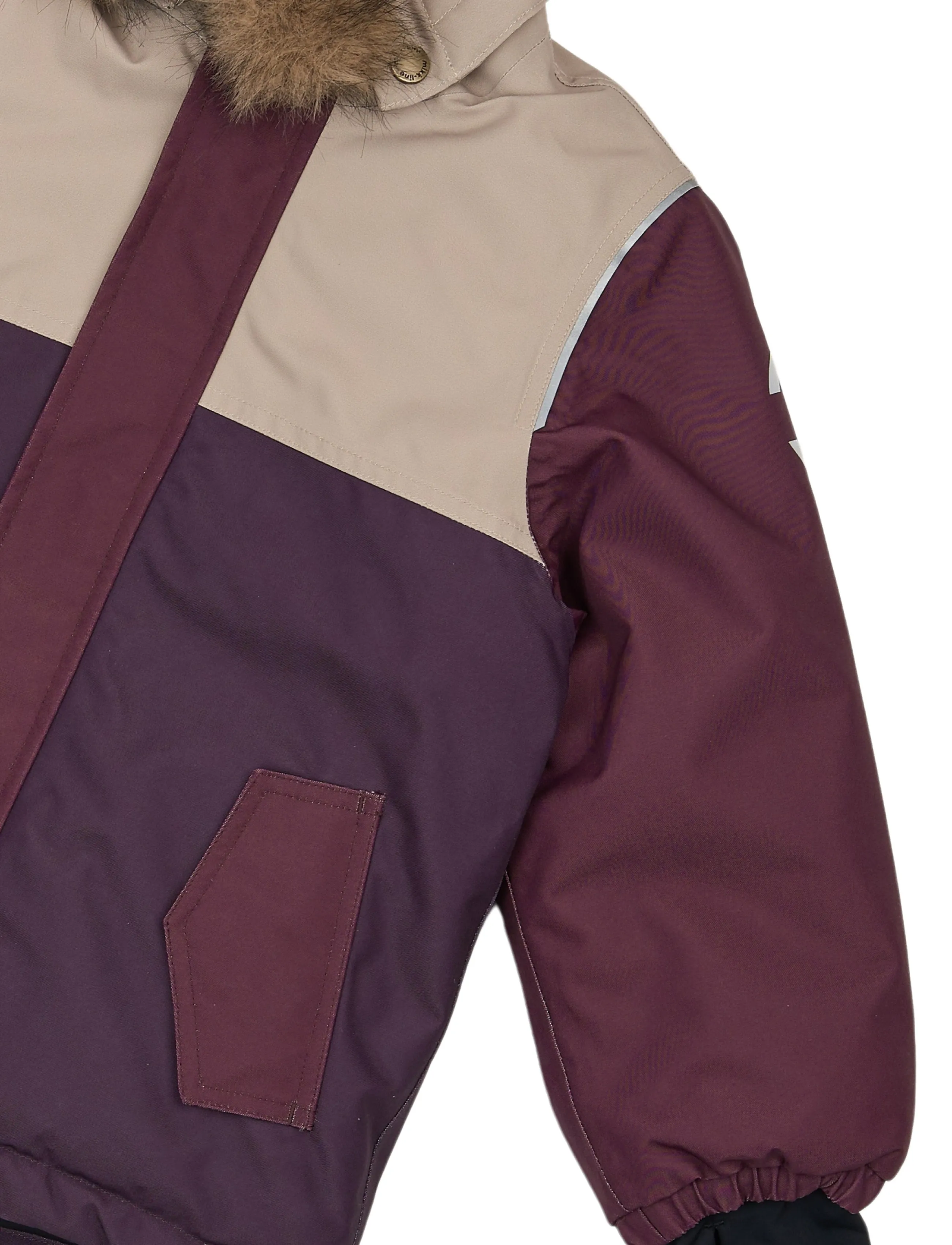 mikk-line - Anorak Jacket - skijakker - plum perfect - 4