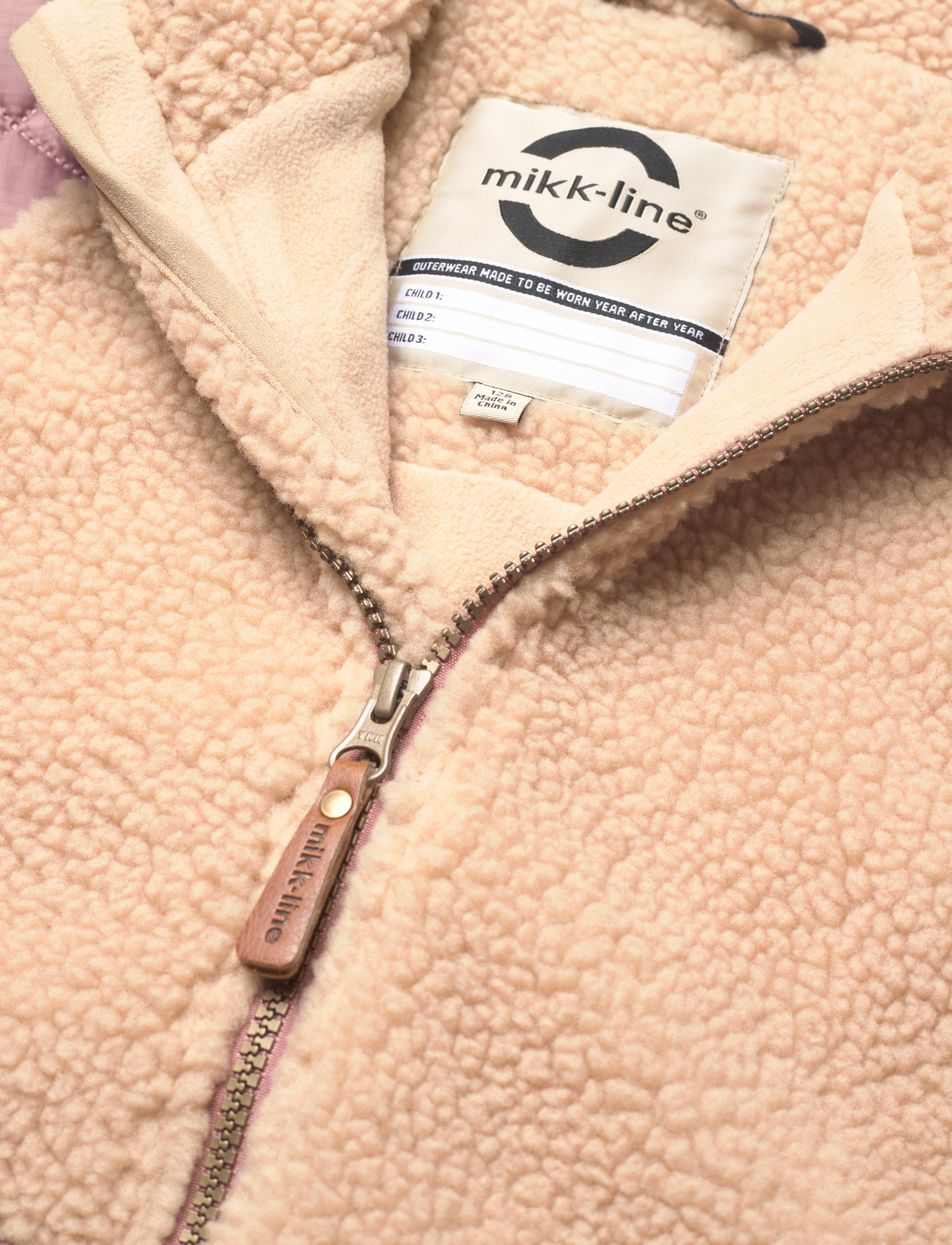 mikk-line - Teddy Jacket Recycled - burlwood - 5