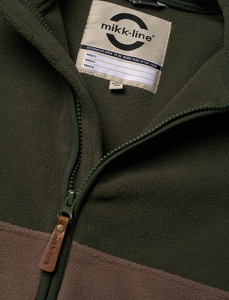 mikk-line - Fleece Jacket Recycled - fleecejacken - rifle green - 2
