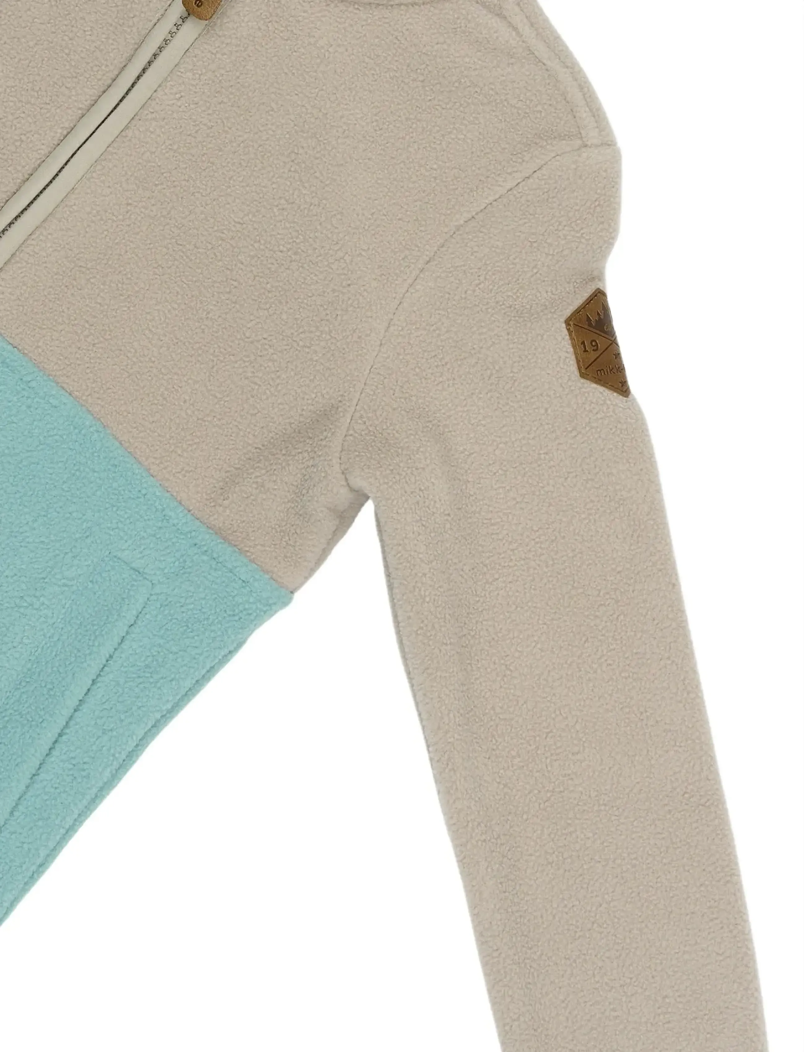 mikk-line - Fleece Jacket, GRS - herbstjacken - stone blue - 3