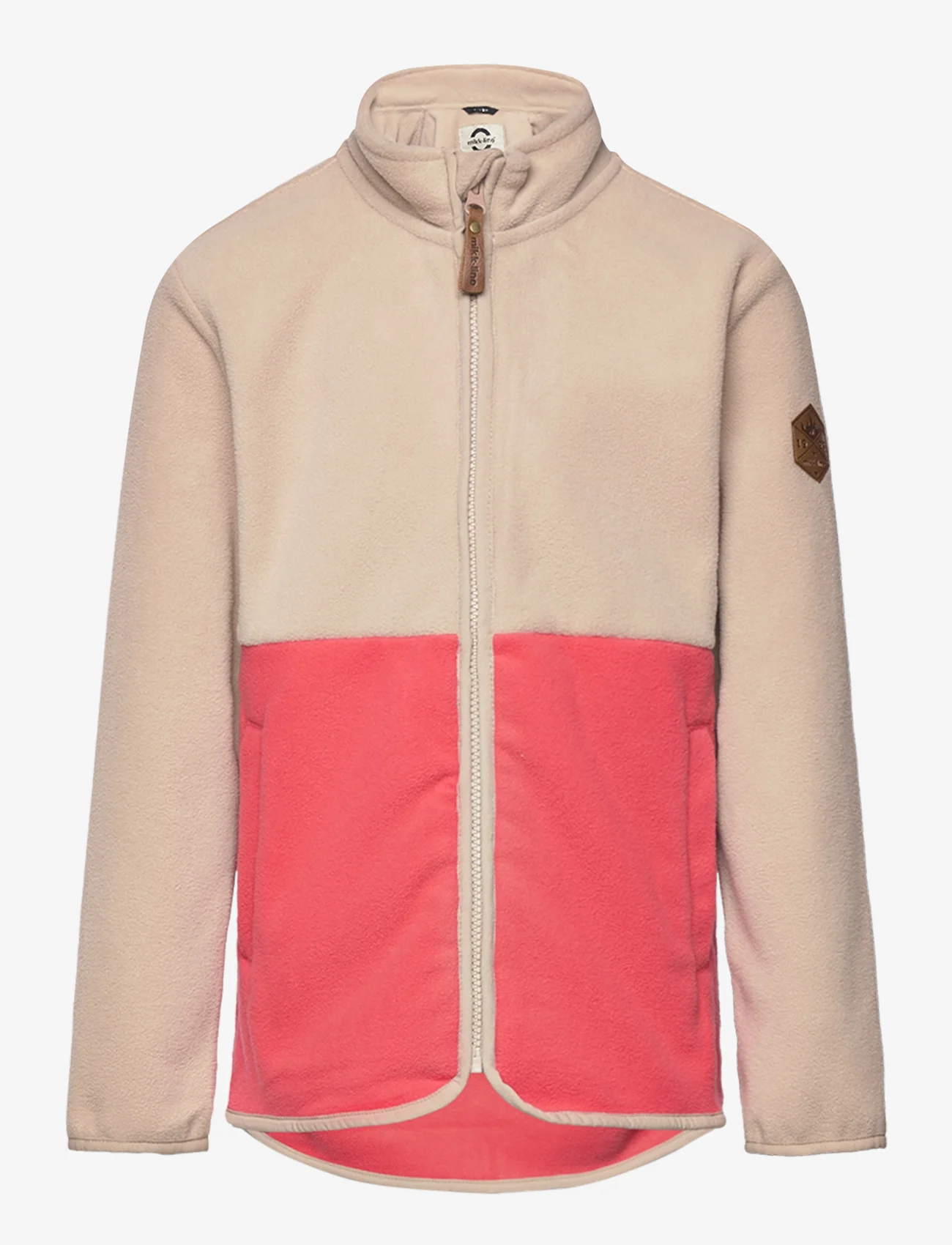 mikk-line - Fleece Jacket Recycled - fleece jacket - warm taupe - 0