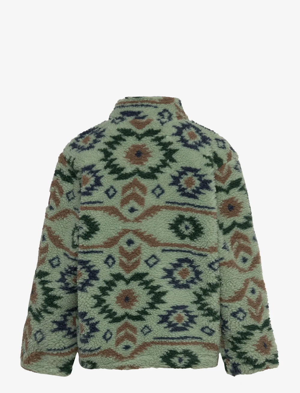 mikk-line - Teddy Mix Jacket AOP - fliisjakid - balsam green - 1