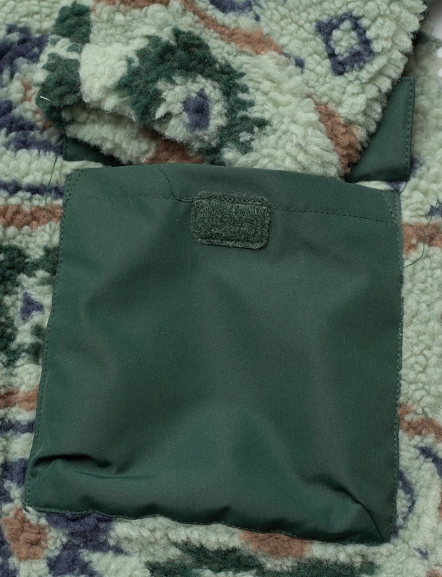 mikk-line - Teddy Mix Jacket AOP - fleecejacken - balsam green - 3