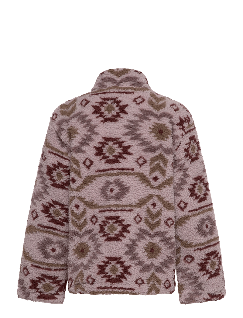 mikk-line - Teddy Mix Jacket AOP - fleecejacken - cloud gray - 1